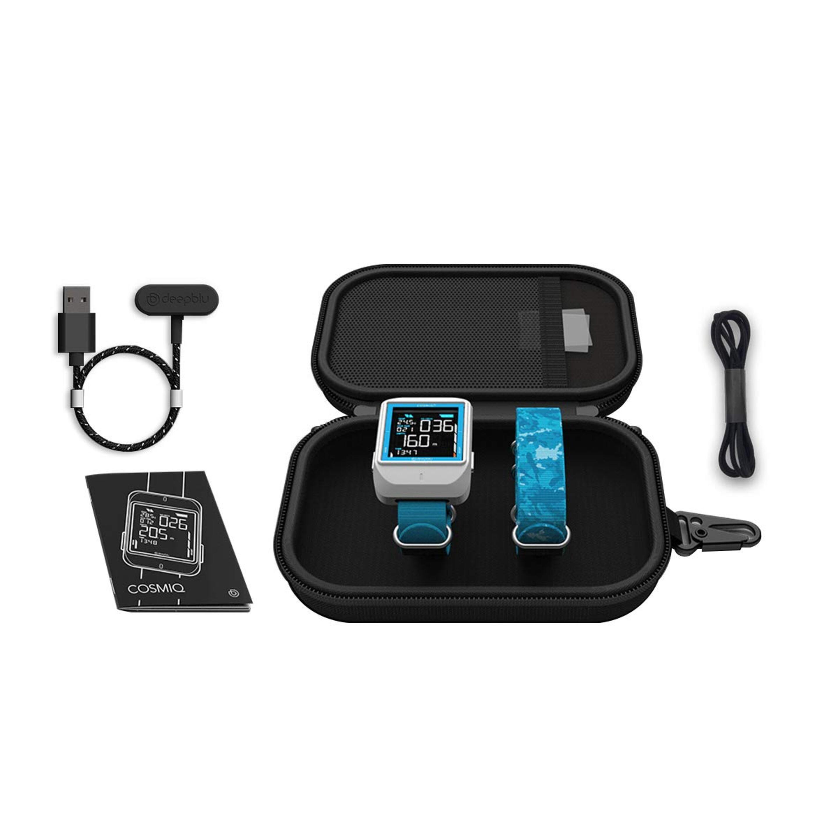 Smartwatch Buceo Deepblu Cosmiq - Azul - Bluetooth, Freediving Scuba Watch  MKP