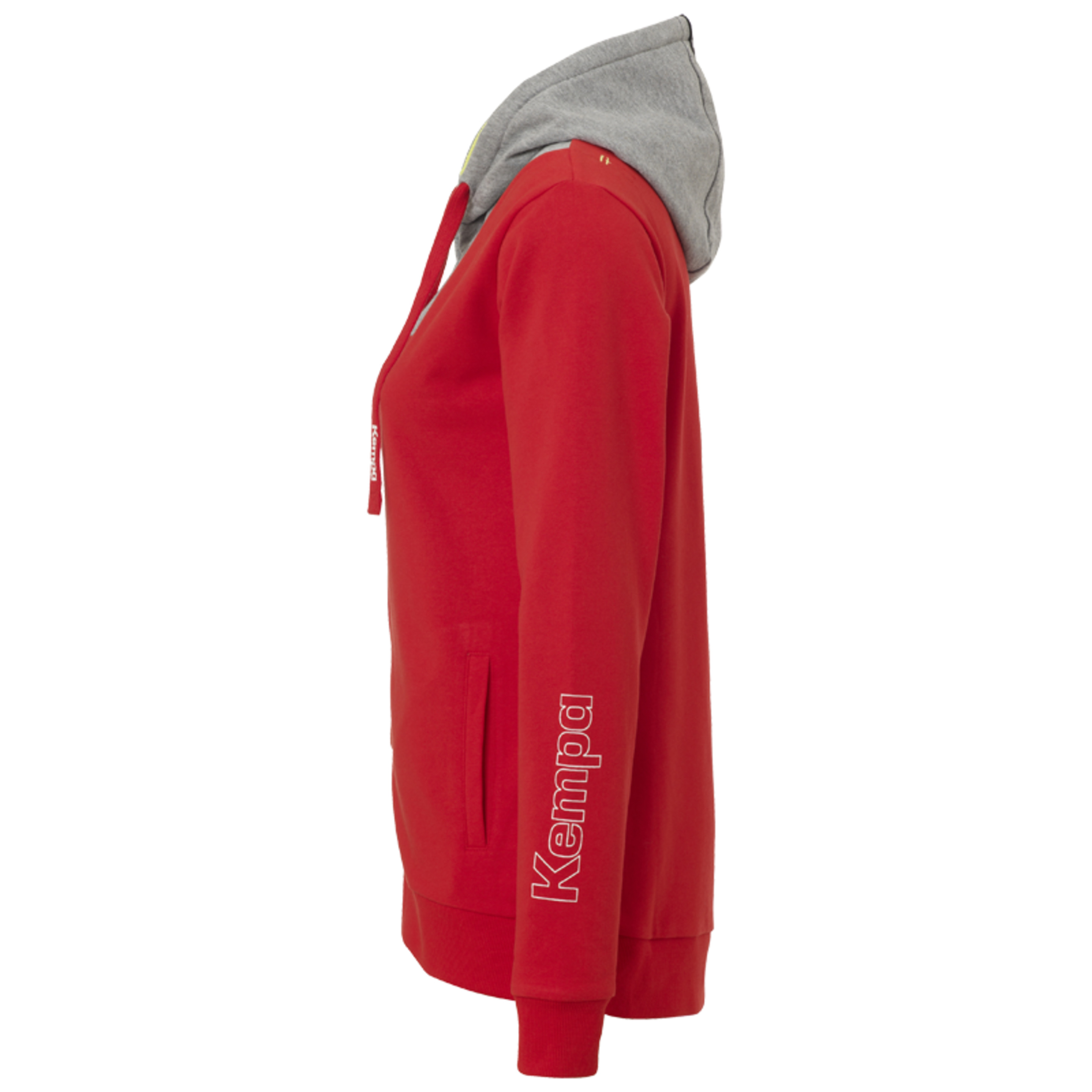 Core 2.0 Hood Jacket Women Rojo/gris Oscuro Mezcla Kempa