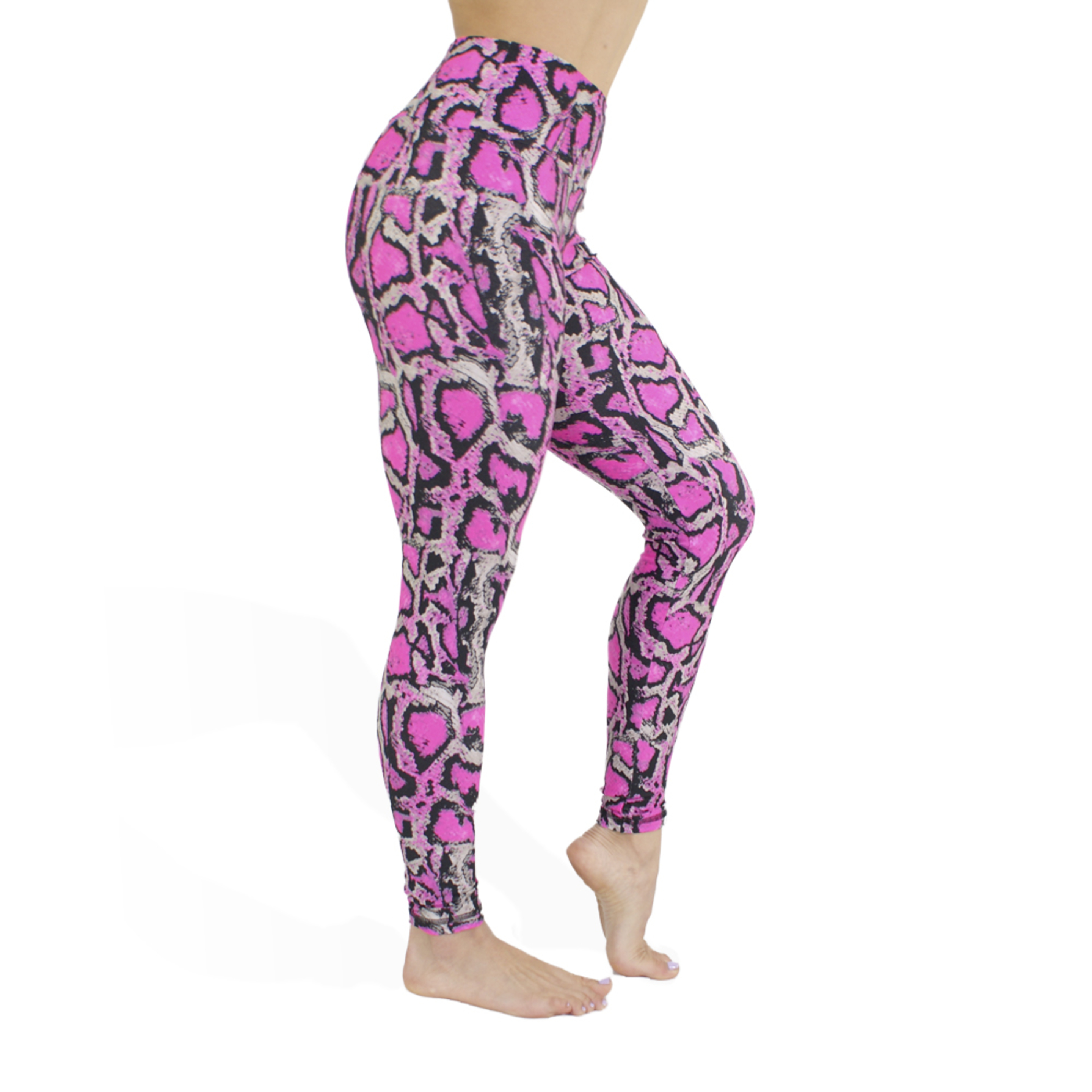 Legging Deportivo Pink Leopardo Carioca Activewear - fucsia_negro  MKP