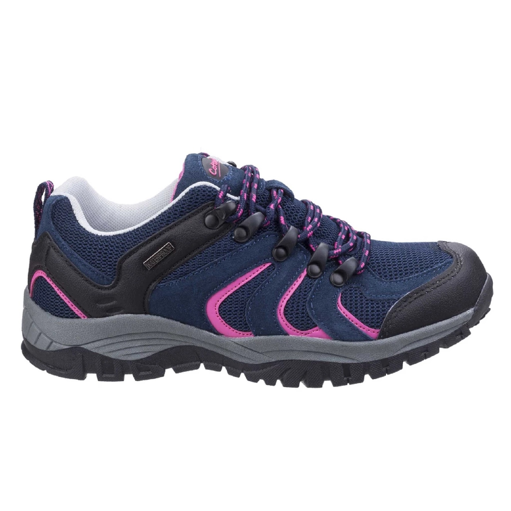 Adultos Sapatos De Caminhadas Low Hiking Cotswold Stowell - azul - 
