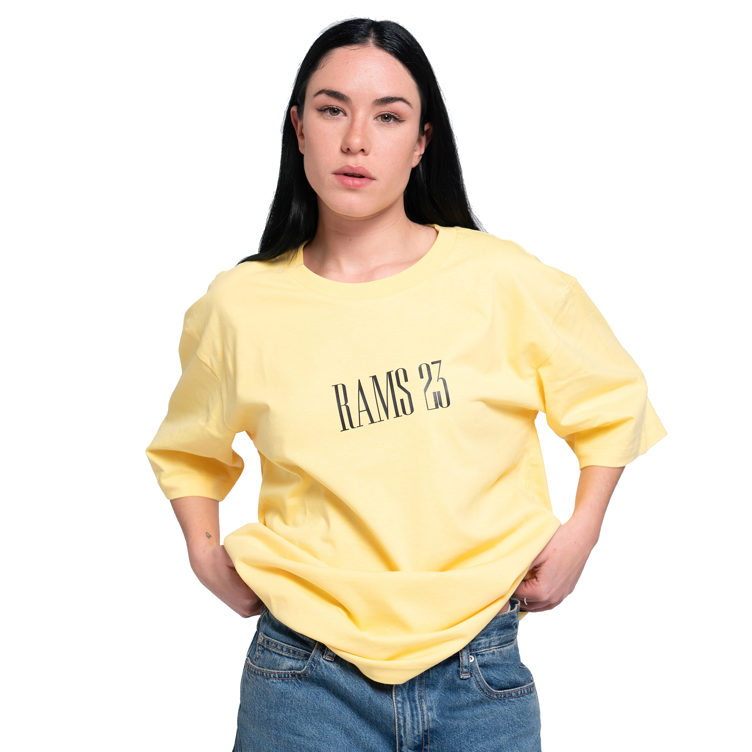 Camiseta Oversize Rams 23 News - amarillo - 