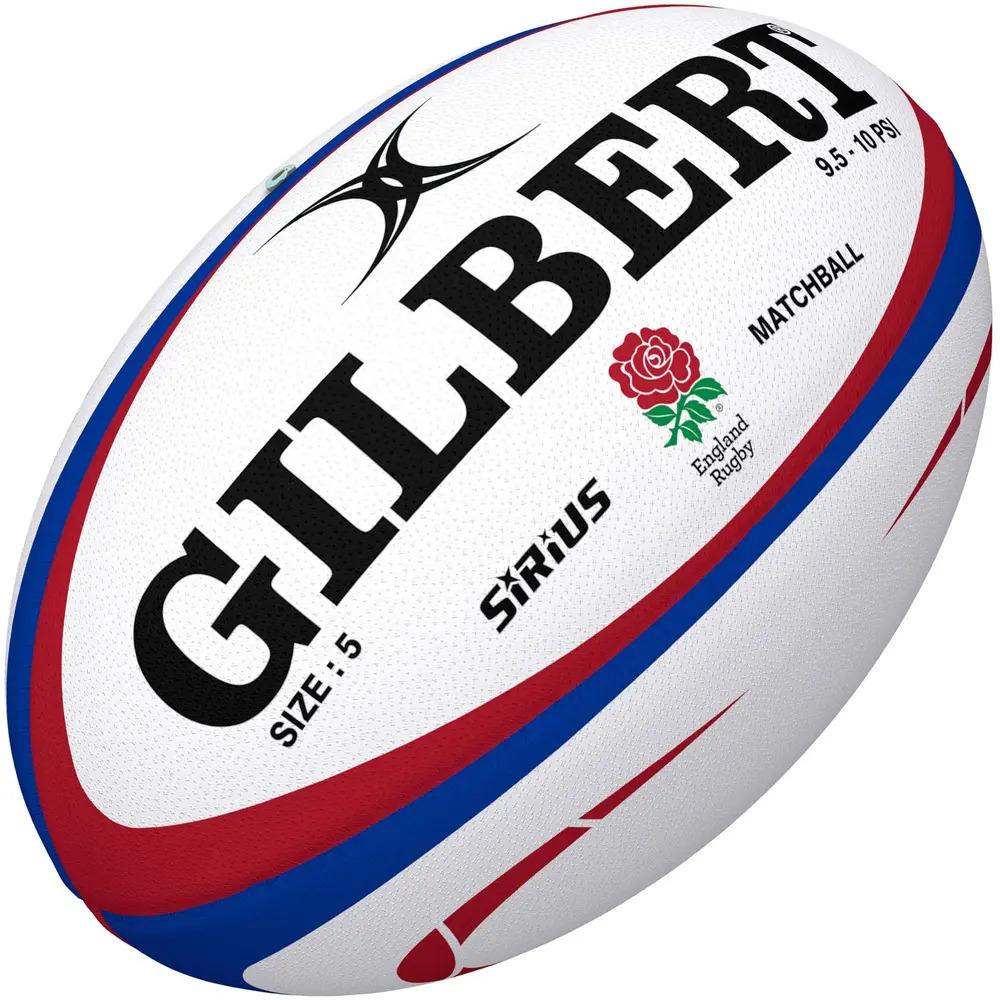 Balón Rugby Gilbert Oficial Sirius Englaterra - blanco - 