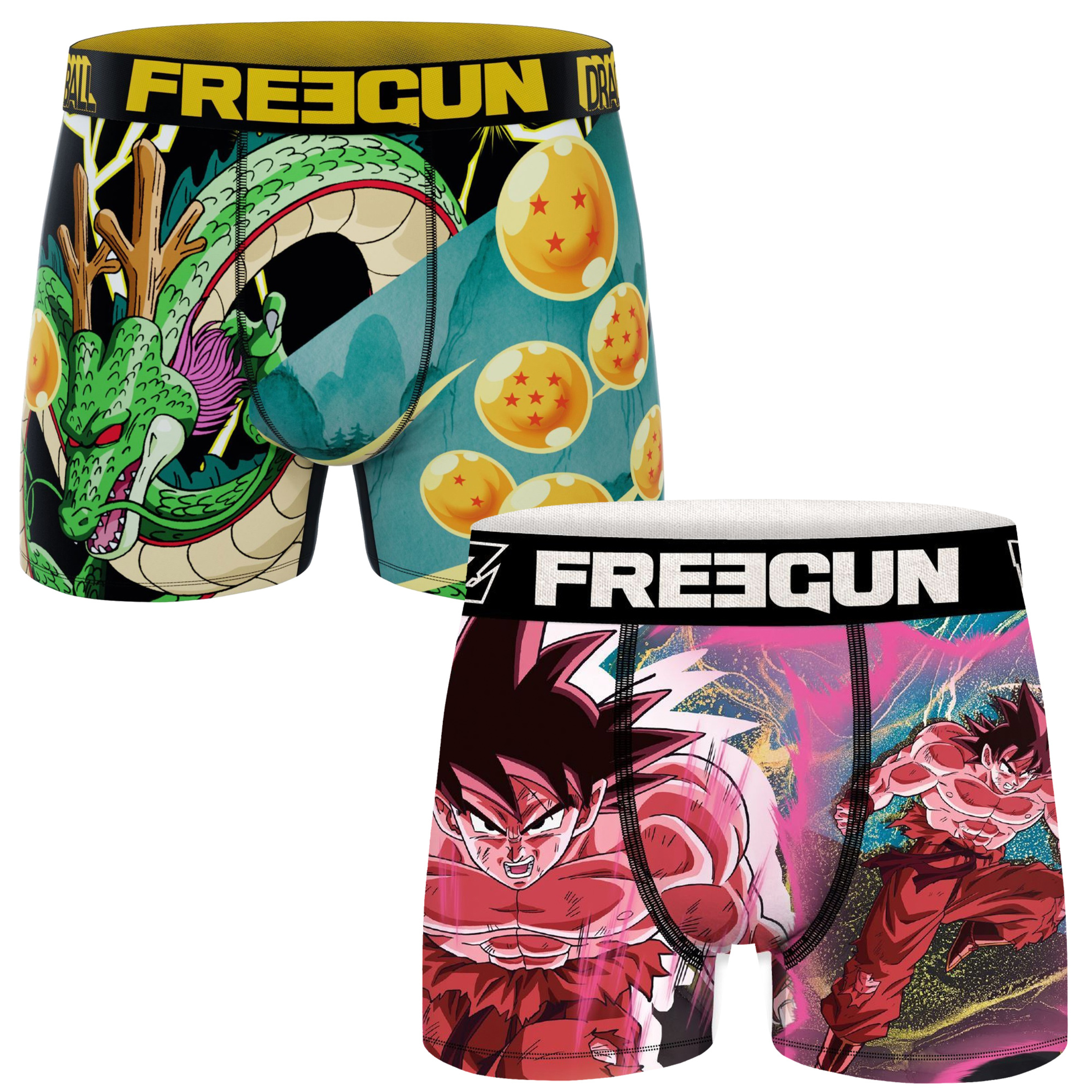 Pack 2 Calzoncillos Freegun Goku & Shenron - multicolor - 