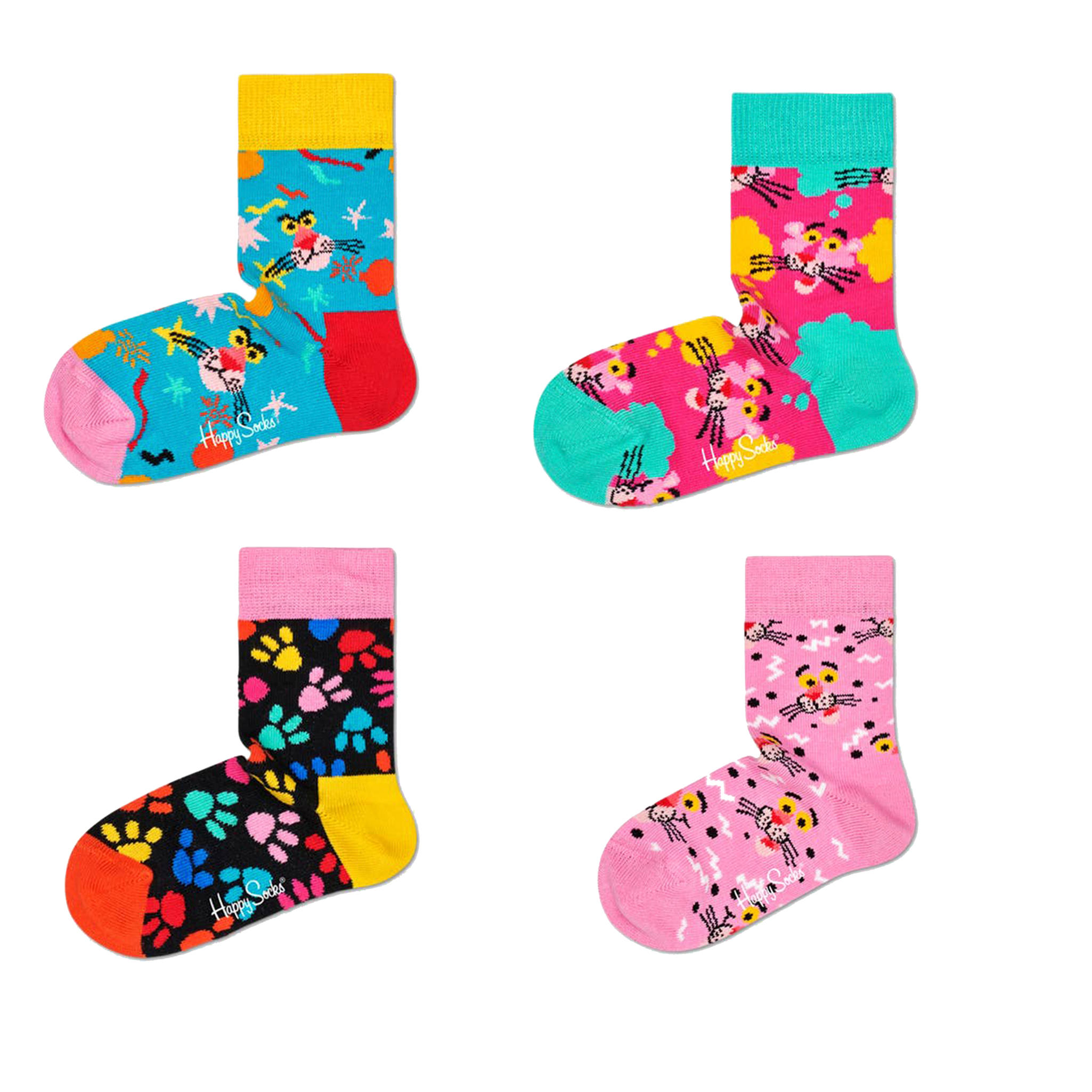 Pack 4 Pares De Meias Kids Pink Panther Sock Box Set - multicolor - 