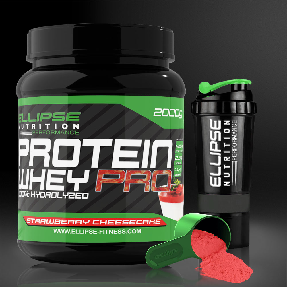 Protein Whey Pro 100% Hydrolyzed 2kg Strawberry Cheesecake