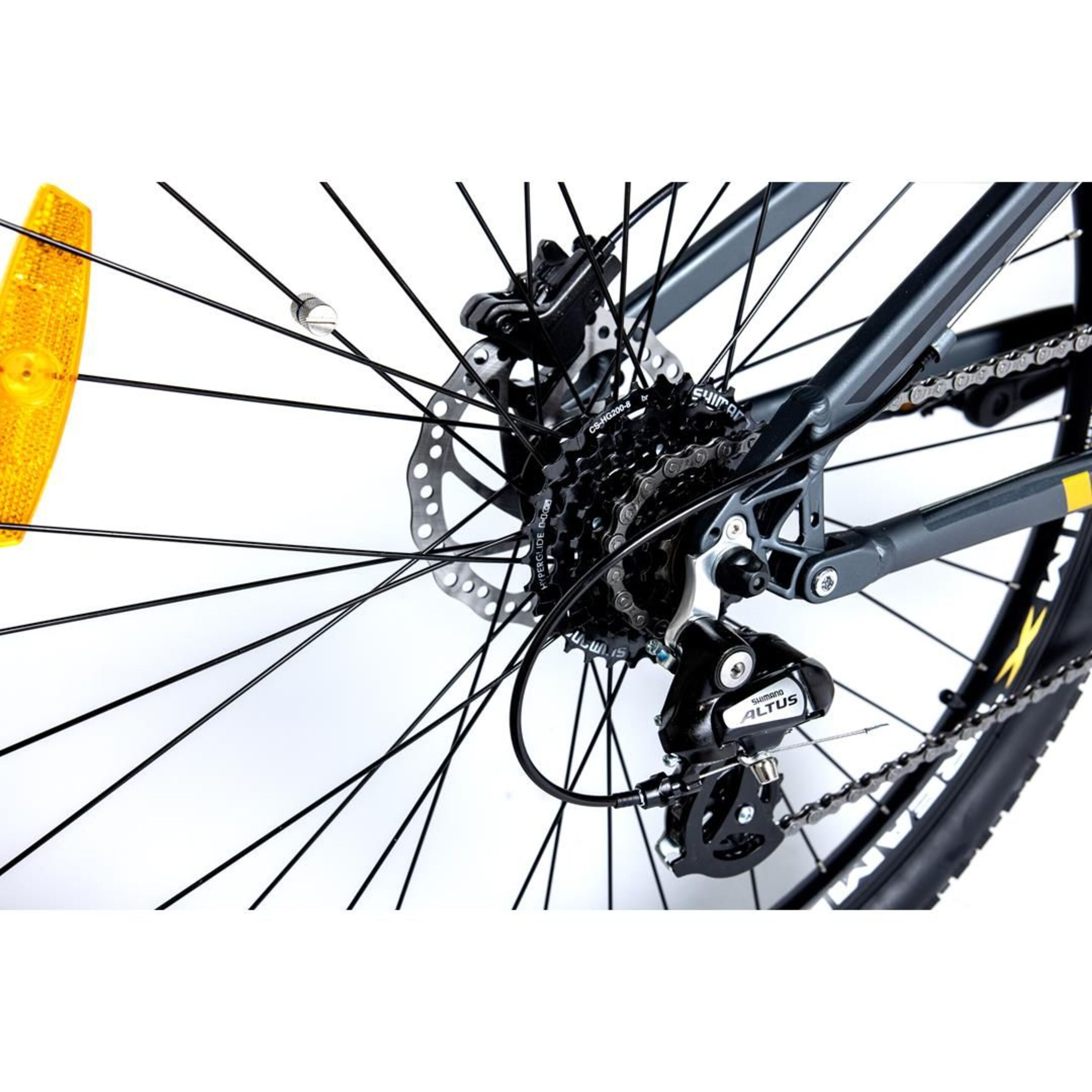 Bicicleta Elétrica De Montanha Moma Bikes 29" - Cinzento/Preto - Bicicleta Full Suspencion | Sport Zone MKP