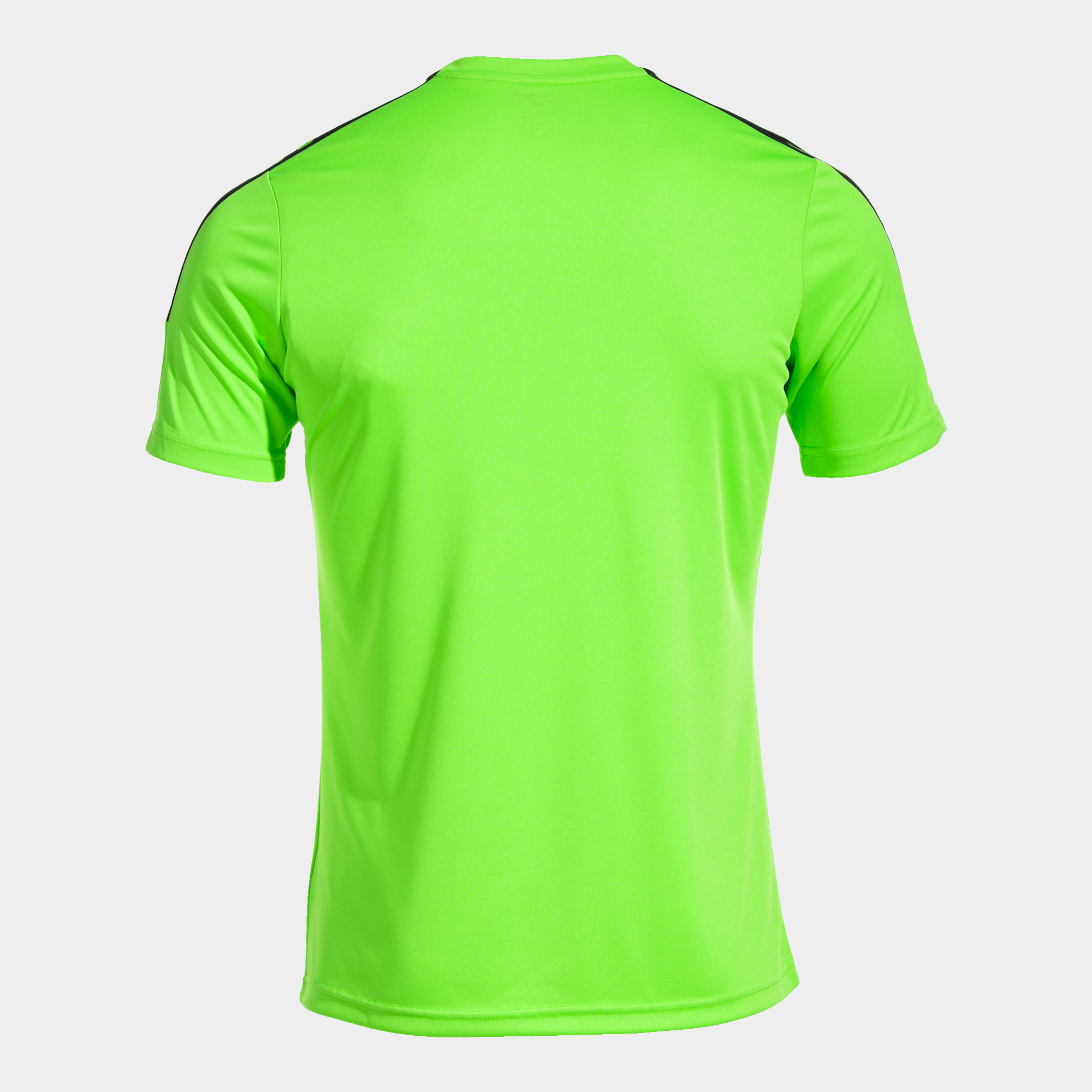 T-shirt Manga Curta Joma Olimpiada Verde Fluorescente Preto