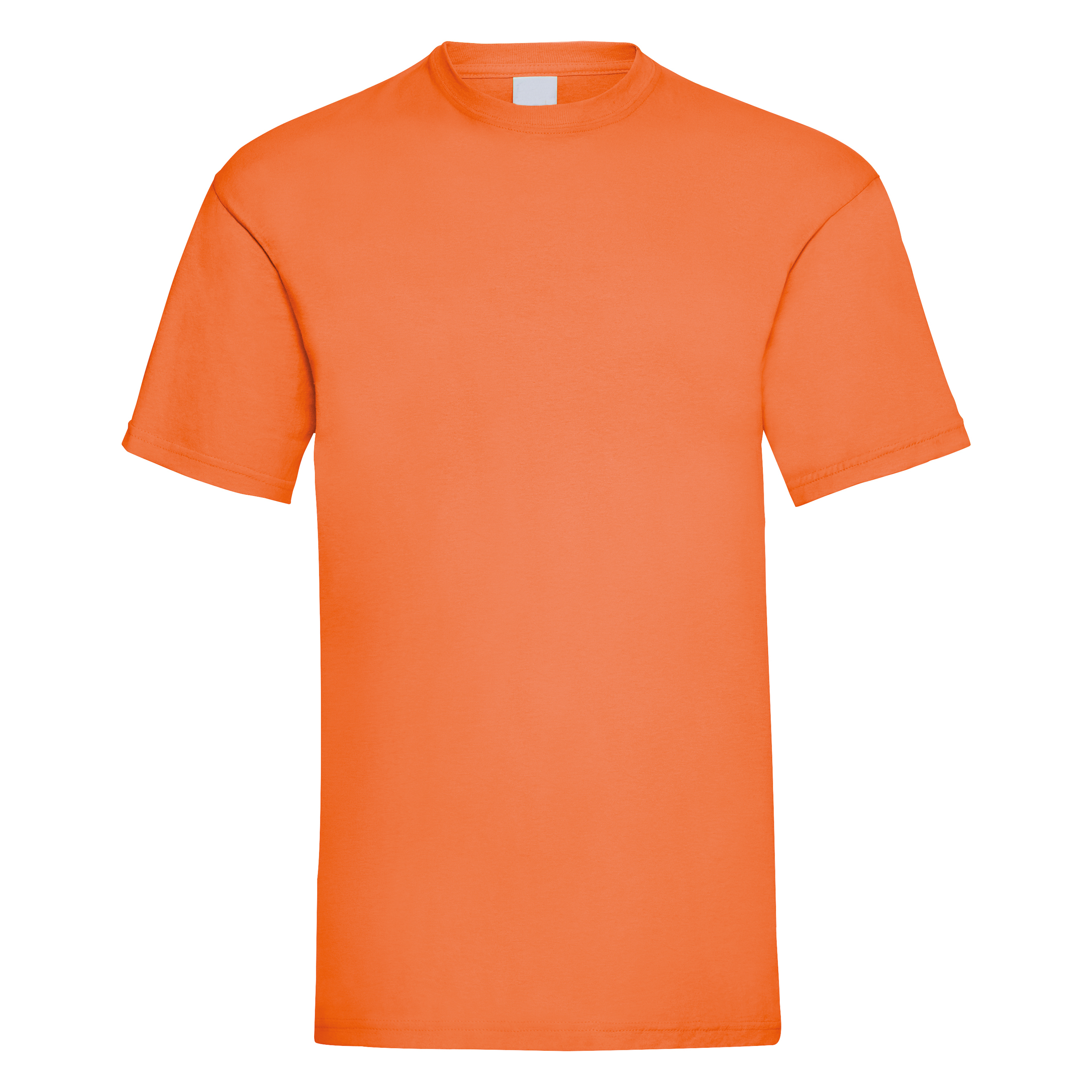 Camiseta Casual De Manga Corta Universal Textiles - naranja - 
