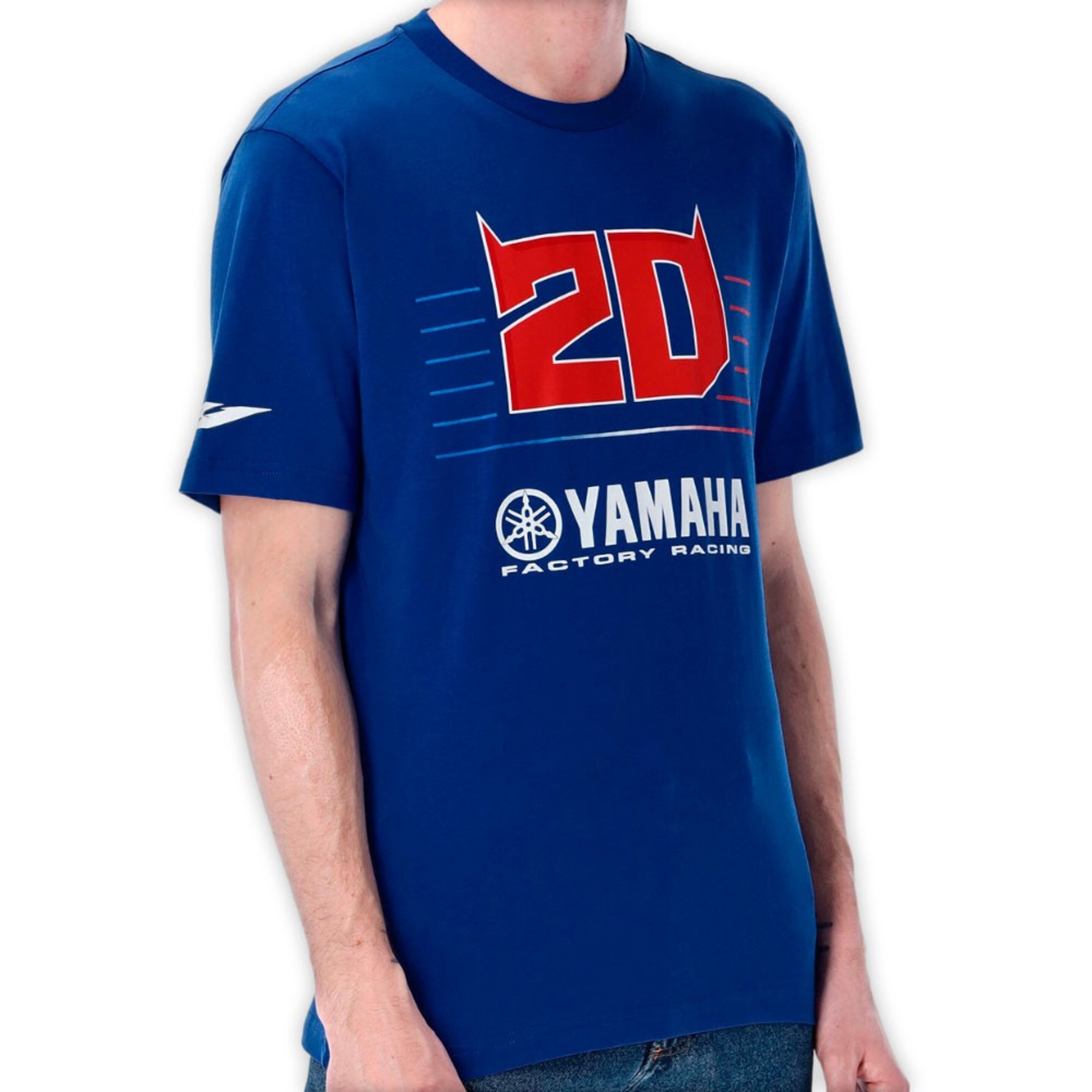 Camiseta Fabio Quartararo 20 Dual Yamaha - azul - 