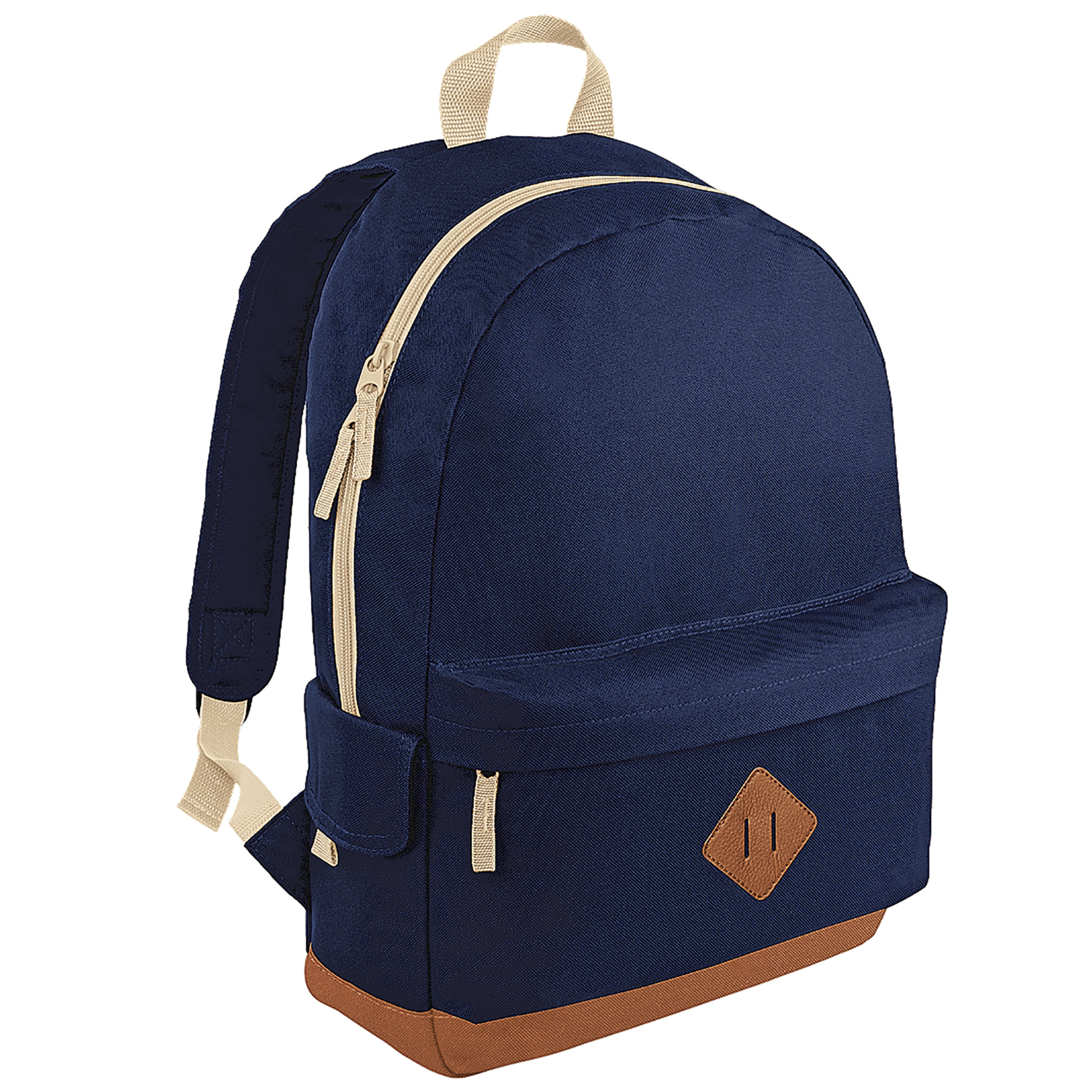 Mochila Modelo Heritage Retro (18 Litros) (Paquete De 2) Bagbase (Azul)