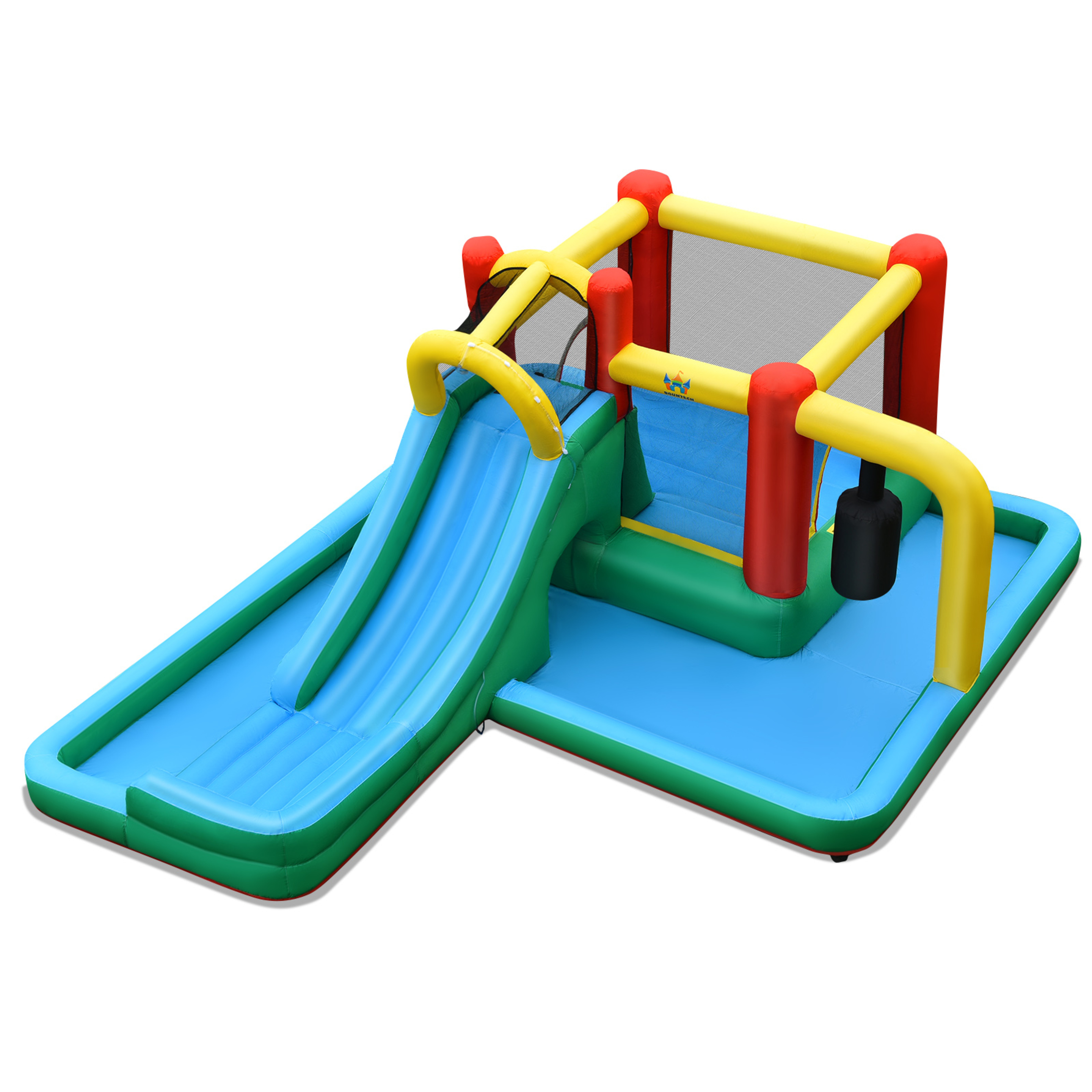 Costway Castillo Hinchable Tobogán Acuático Inflable