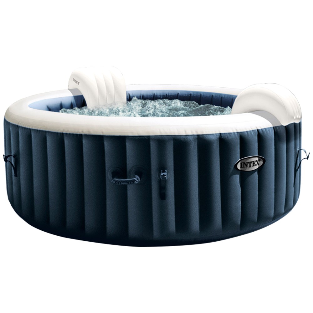 Spa Jacuzzi Inflável Intex 4 Pessoas Bubble Massage Navy