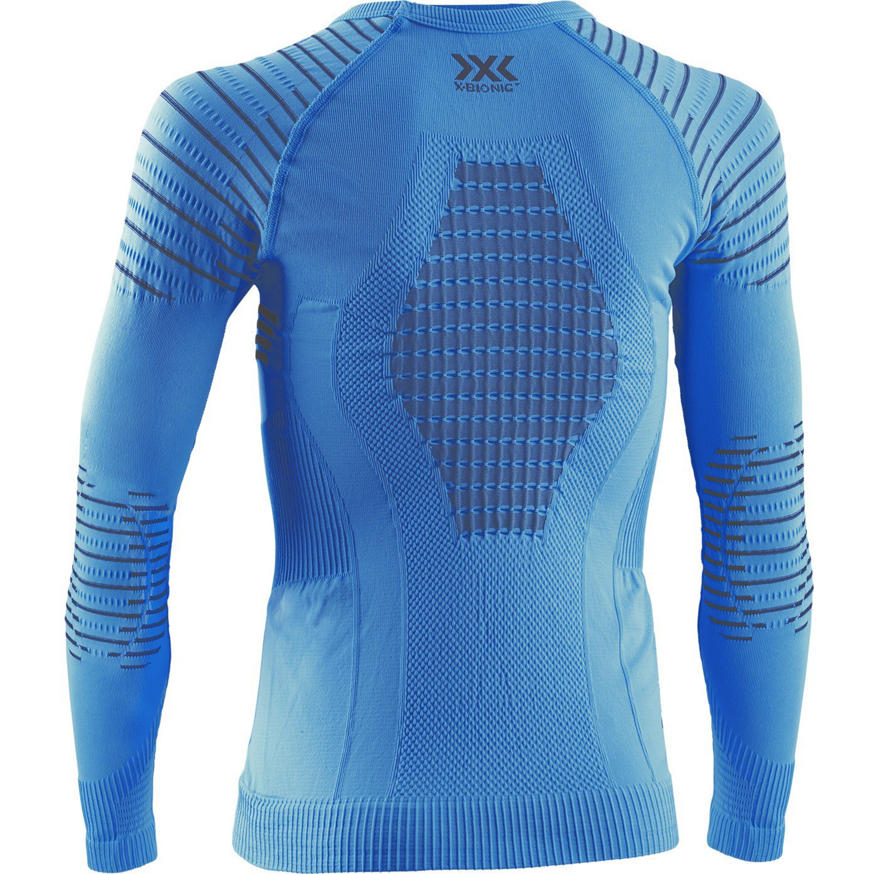Camiseta Manga Comprimida Con Redondo Invent 4.0 Jr X-bionic - Azul | Sport Zone MKP