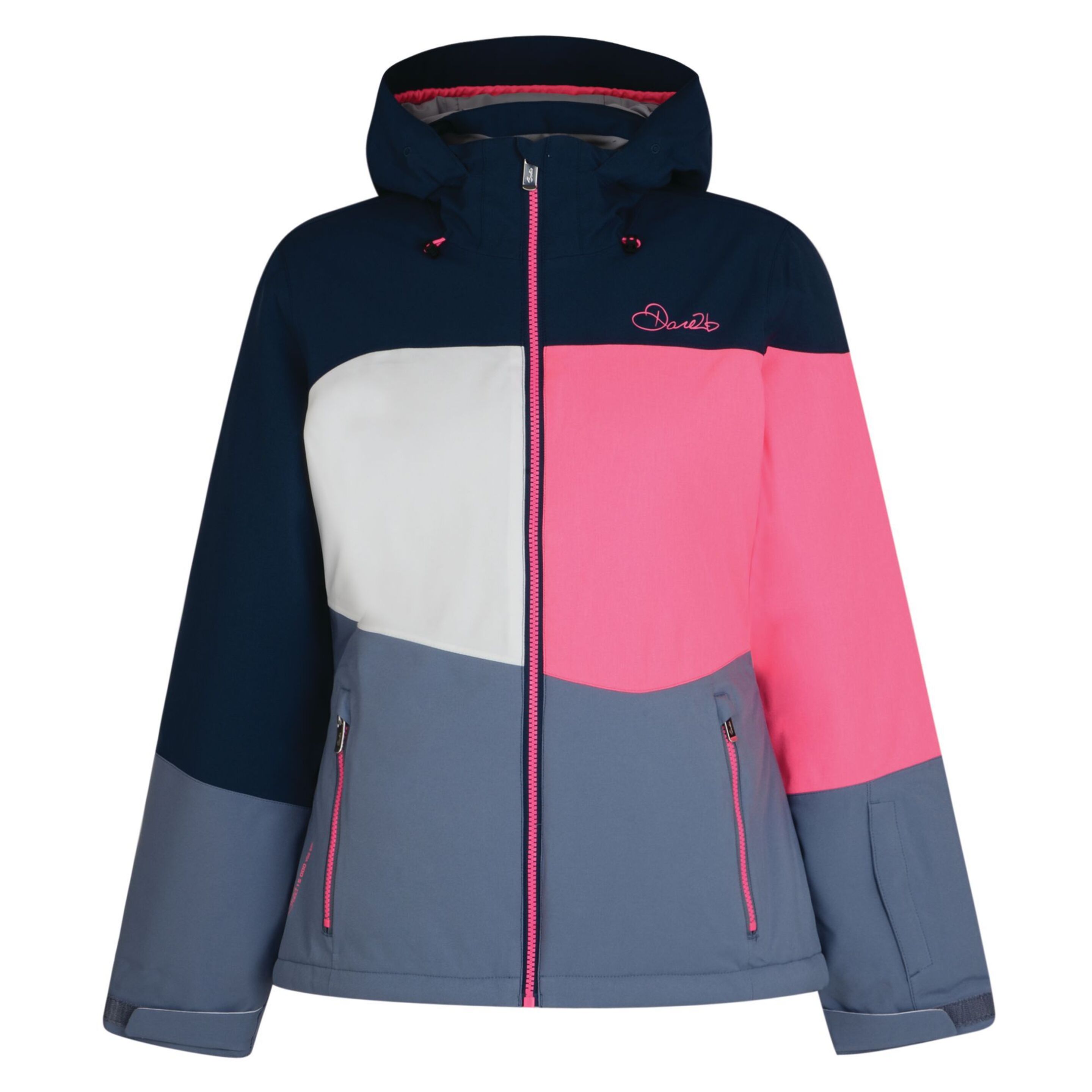 Dare 2b - Chaqueta De Esquí Modelo Indestruct Para Mujer (Azul/rosa)