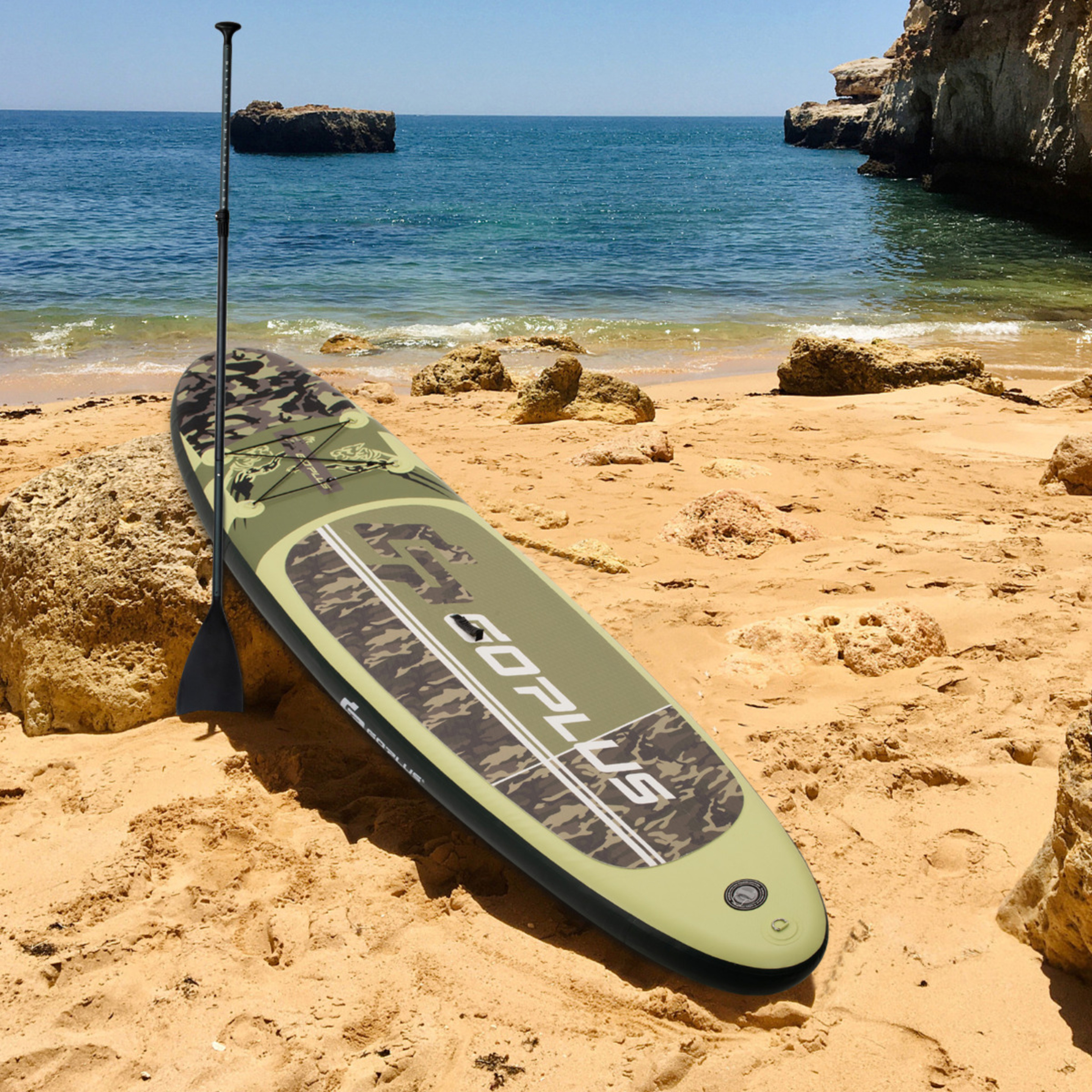 Costway Tabla De Surf Inflable Stand Up 335 X 76 X 15 Cm