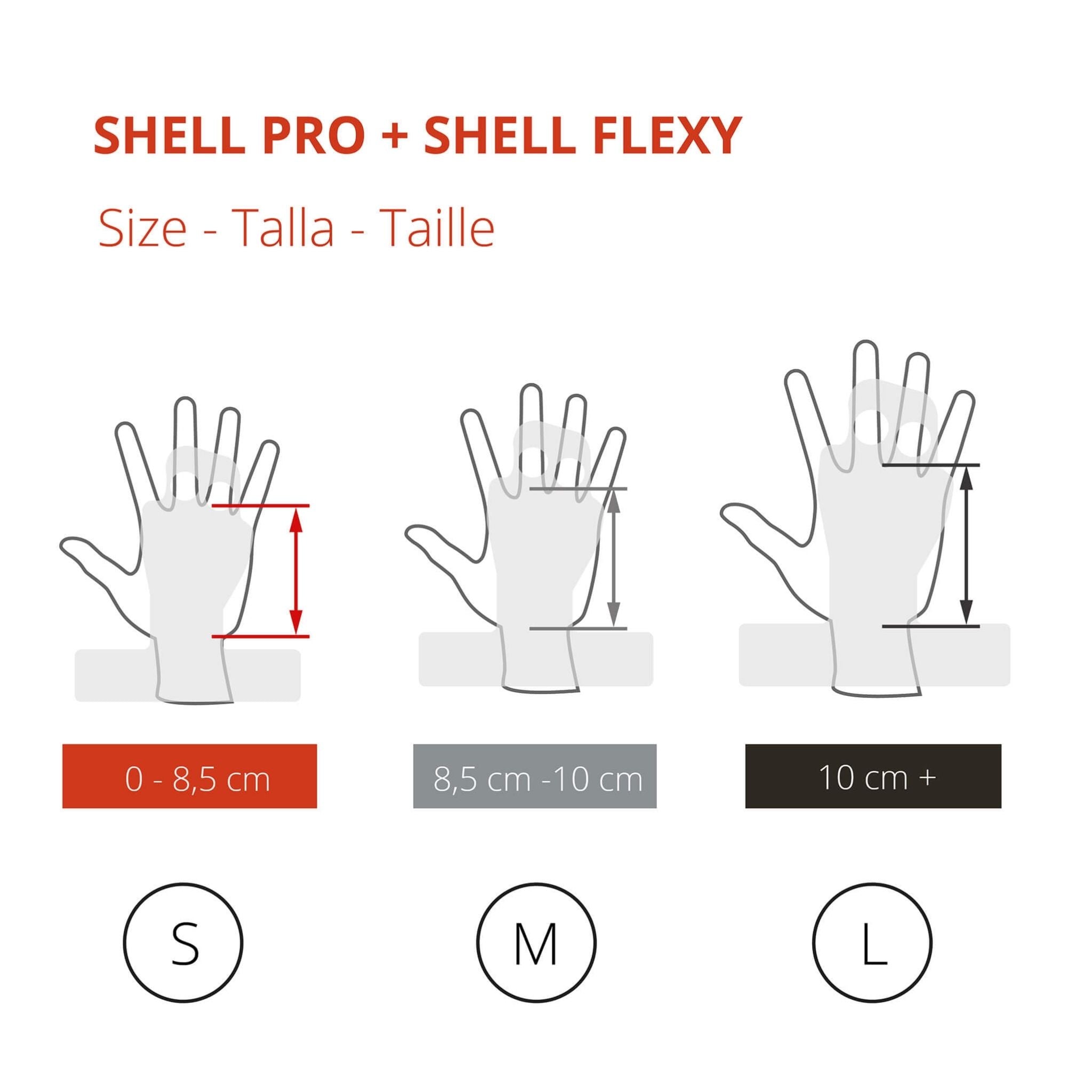 Calleras Shell Flexy Rojas L