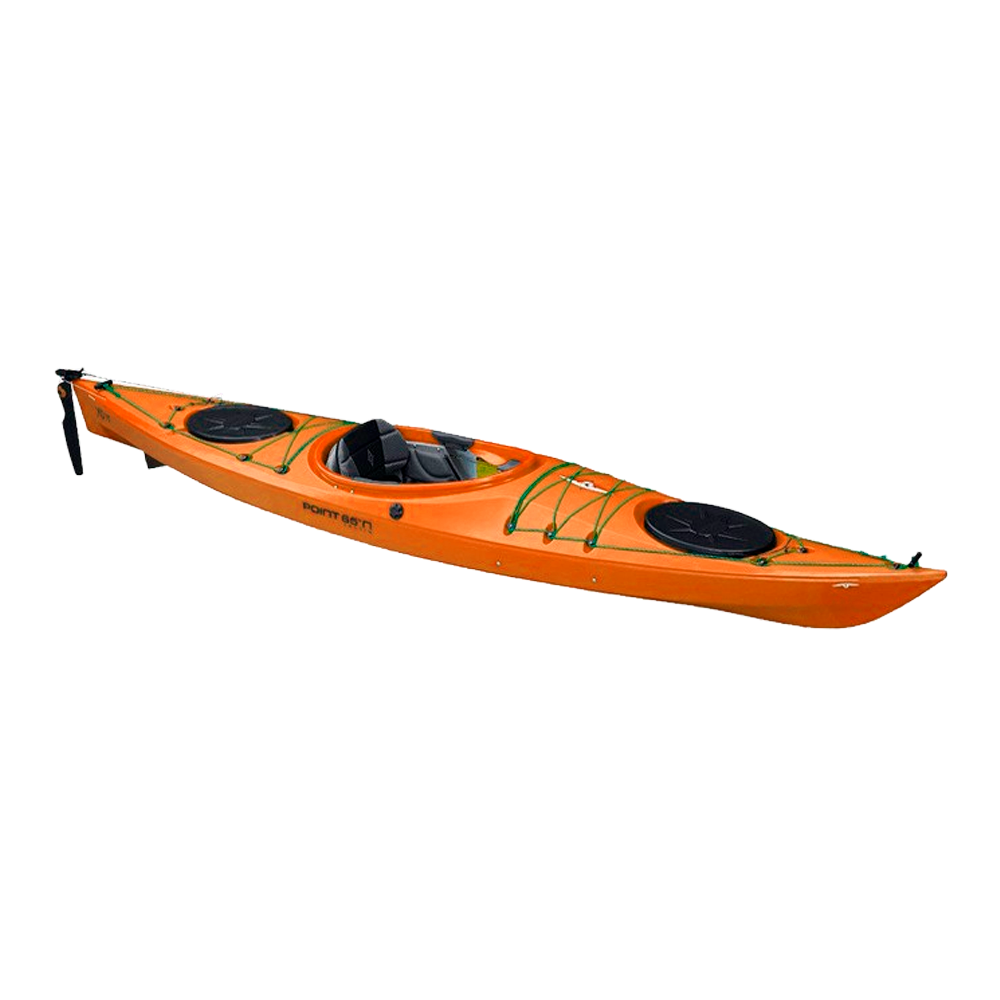 Kayak Xo13 Gt Point 65 De Travesía Con Timón Y Orza Abatible - naranja - 