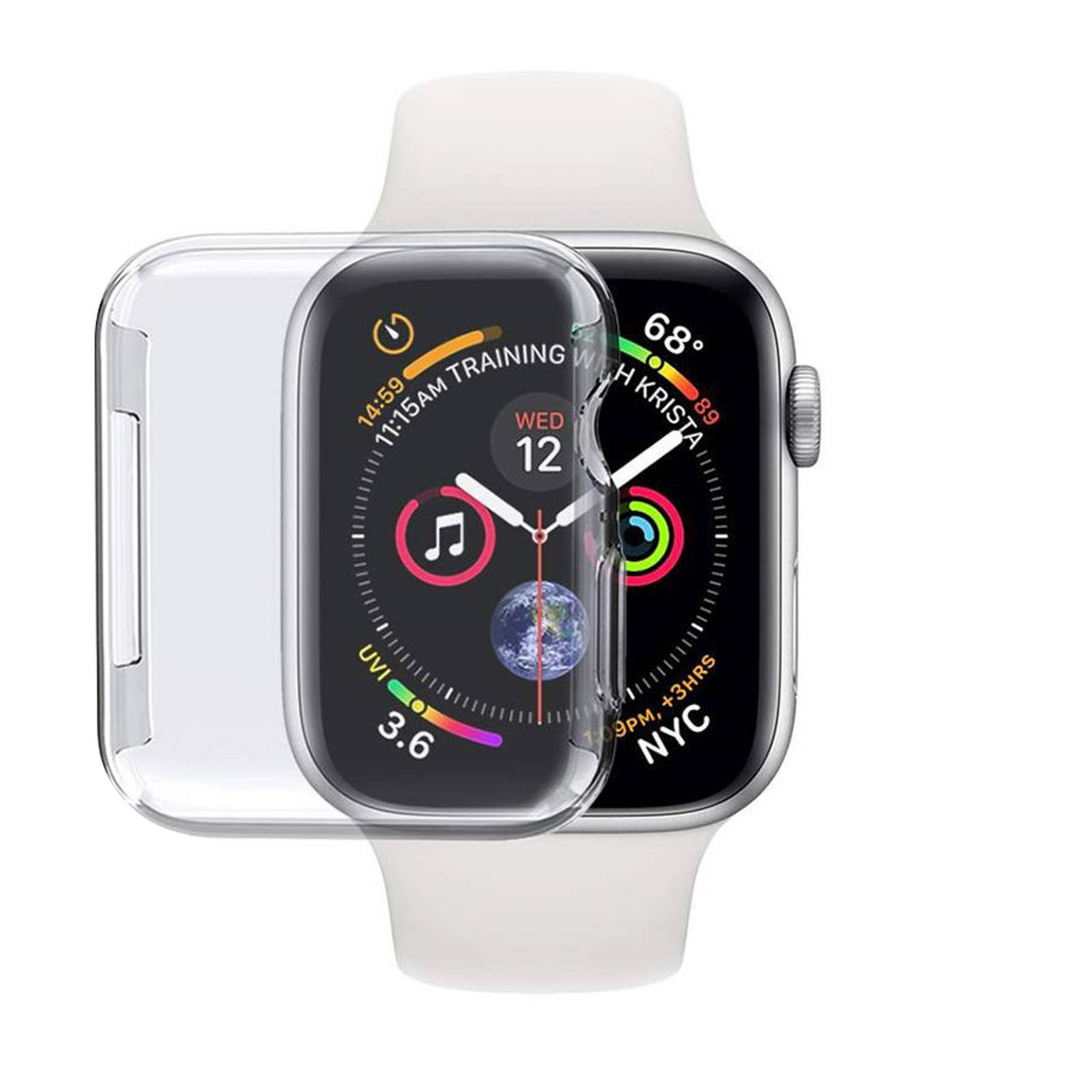 Carcasa Protectora Apple Watch 40 Mm Siliconaarente