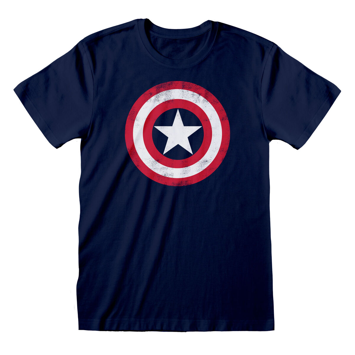 Camiseta De Manga Corta Capitán América Captain America Shield - azul - 