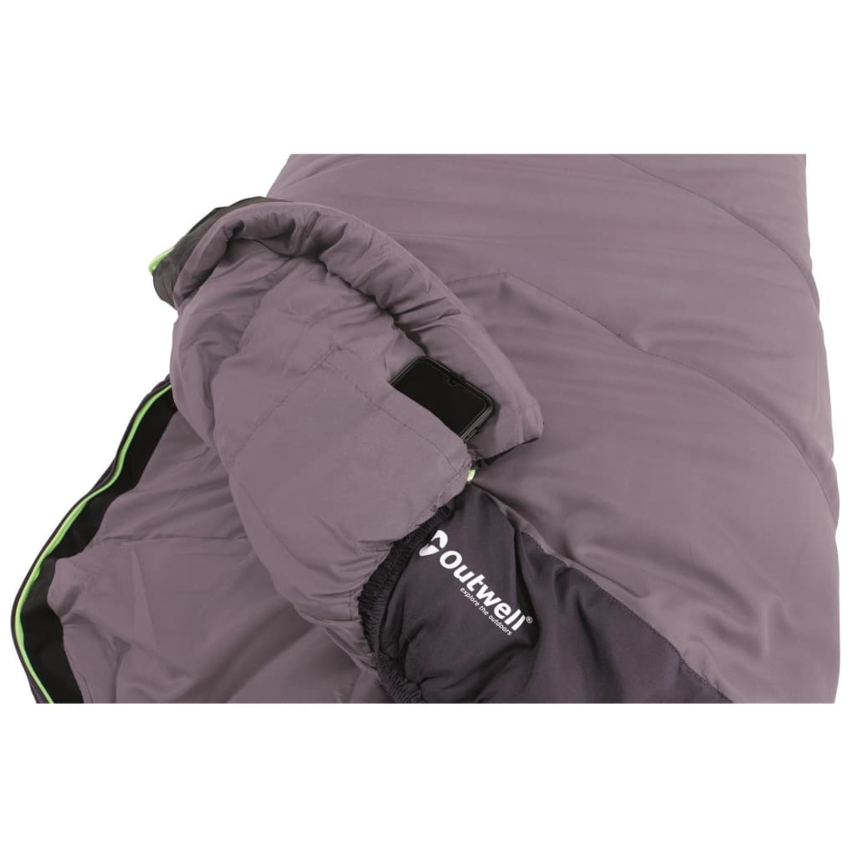 Outwell Saco De Dormir Convertible Junior Morado