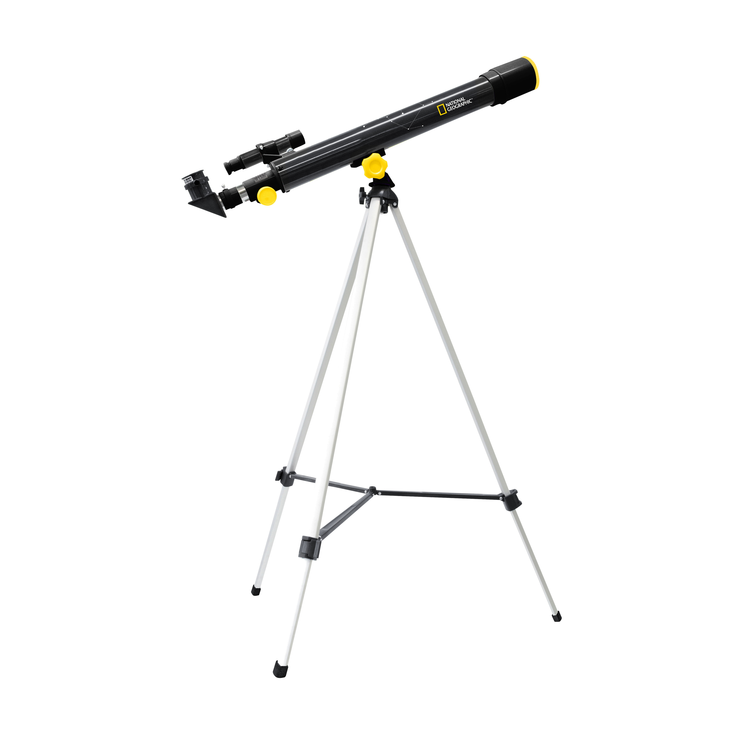 Telescopio Astronómico Refractor 50/600 Az National Geographic - negro-amarillo - 