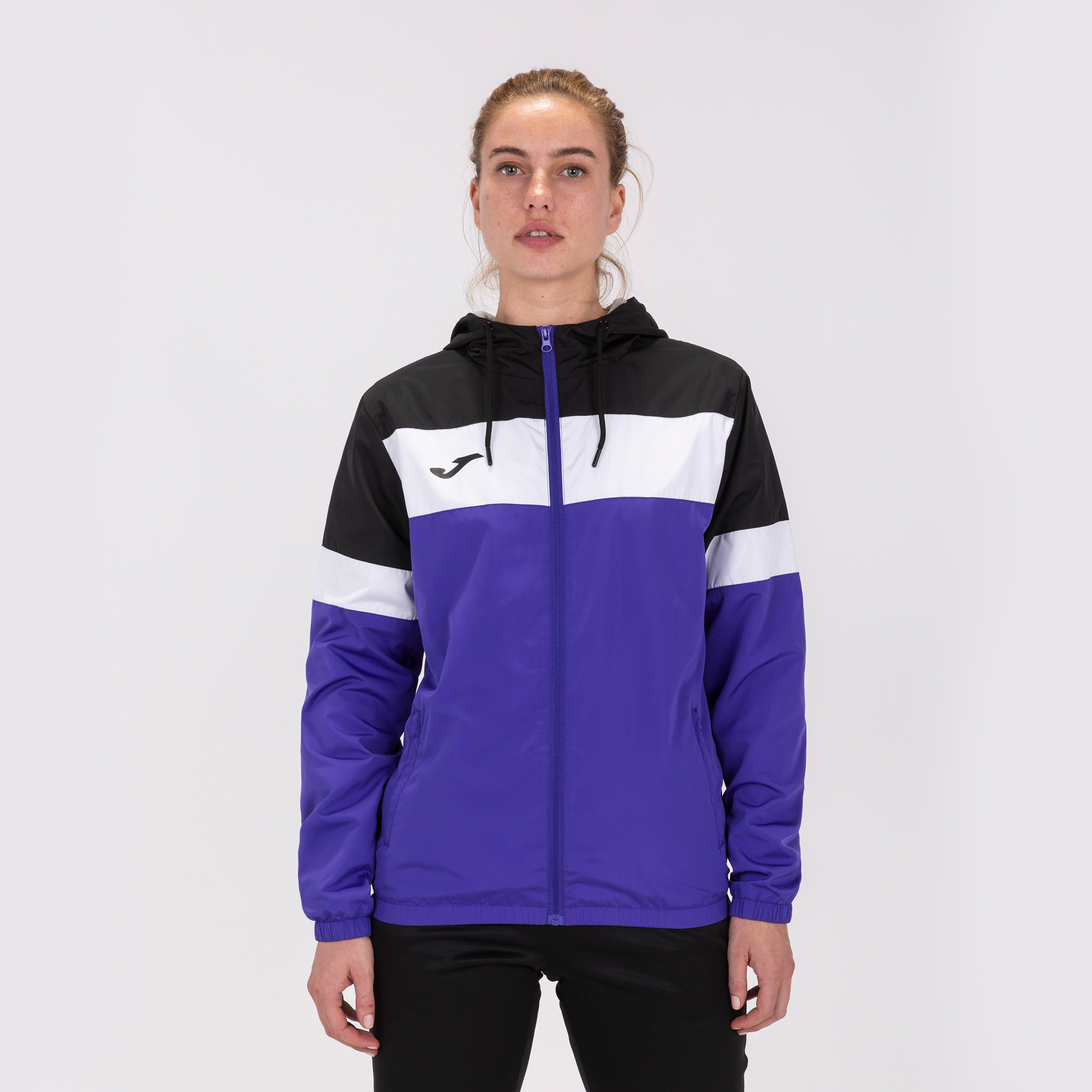 Impermiável Joma Crew Iv Roxo Preto Branco