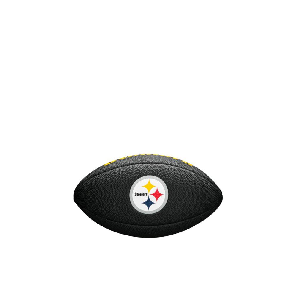 Mini Balón De Fútbol Americano Wilson Nfl Pittsburgh Steelers - negro - 