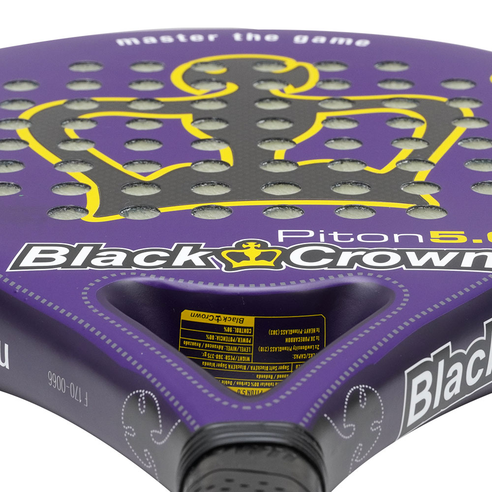 Raquete De Padel Black Crown Piton 5.0