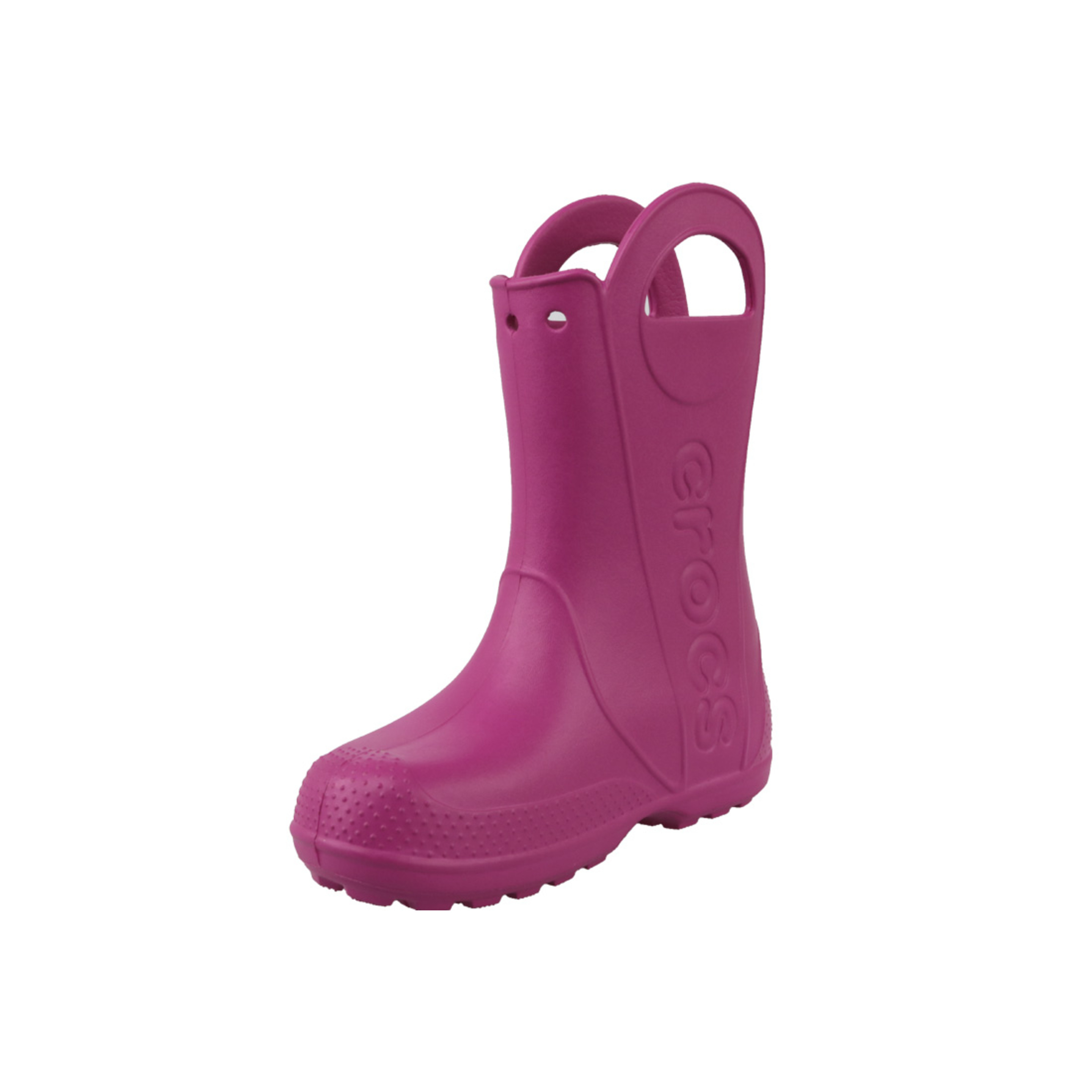 Chanclas Crocs Handle It Rain Boot Kids 12803-6x0 - Rosa - Niño, Rosa, Botas De Goma  MKP