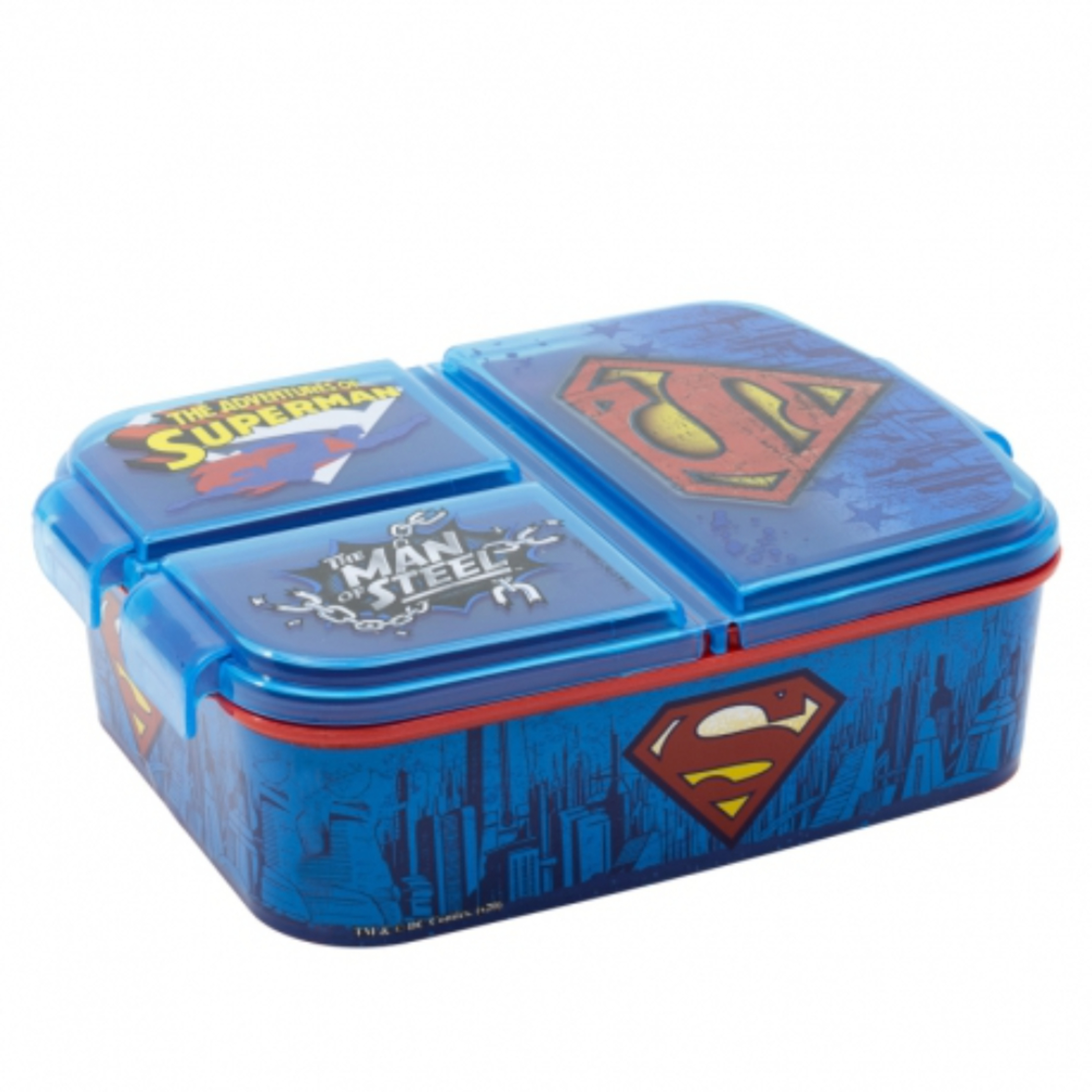 Caixa Lancheira Superman 65680 - azul - 