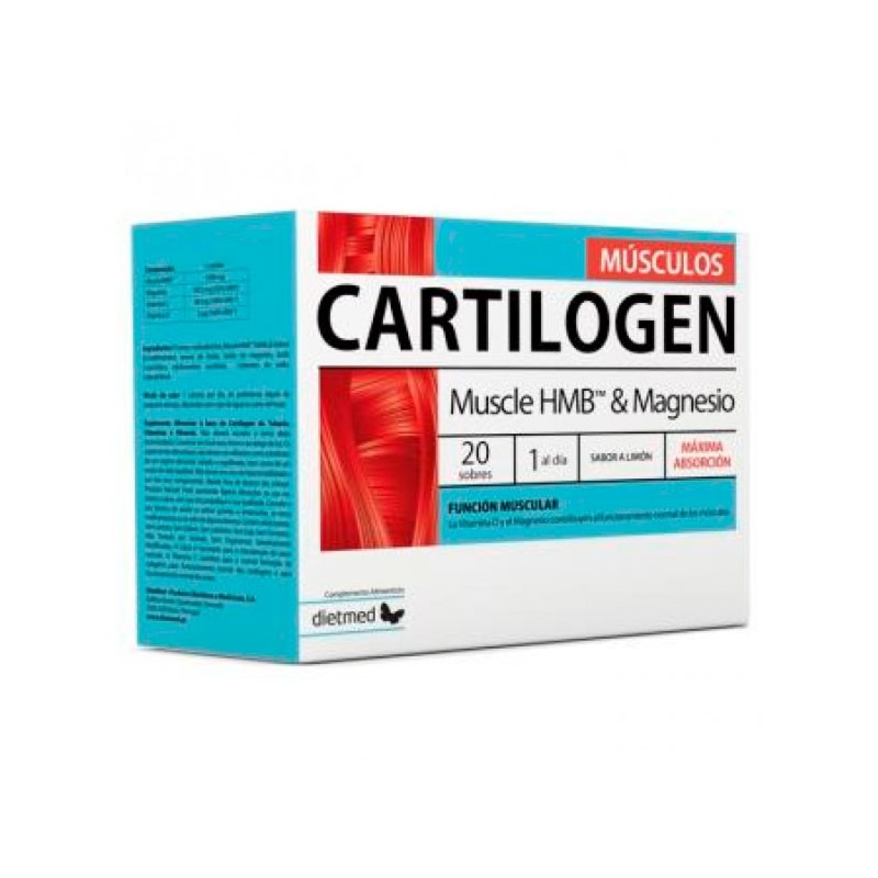 Cartilogen Muscular - 20 Sobres - Limón