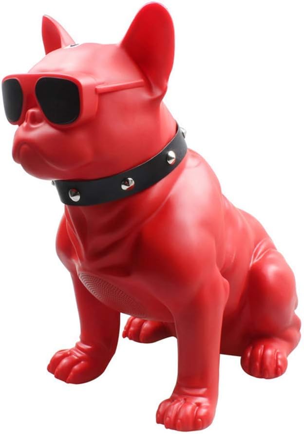 Altifalante Portátil Sem Fios Bluetooth Smartek Bulldog Tamanho S-vermelho