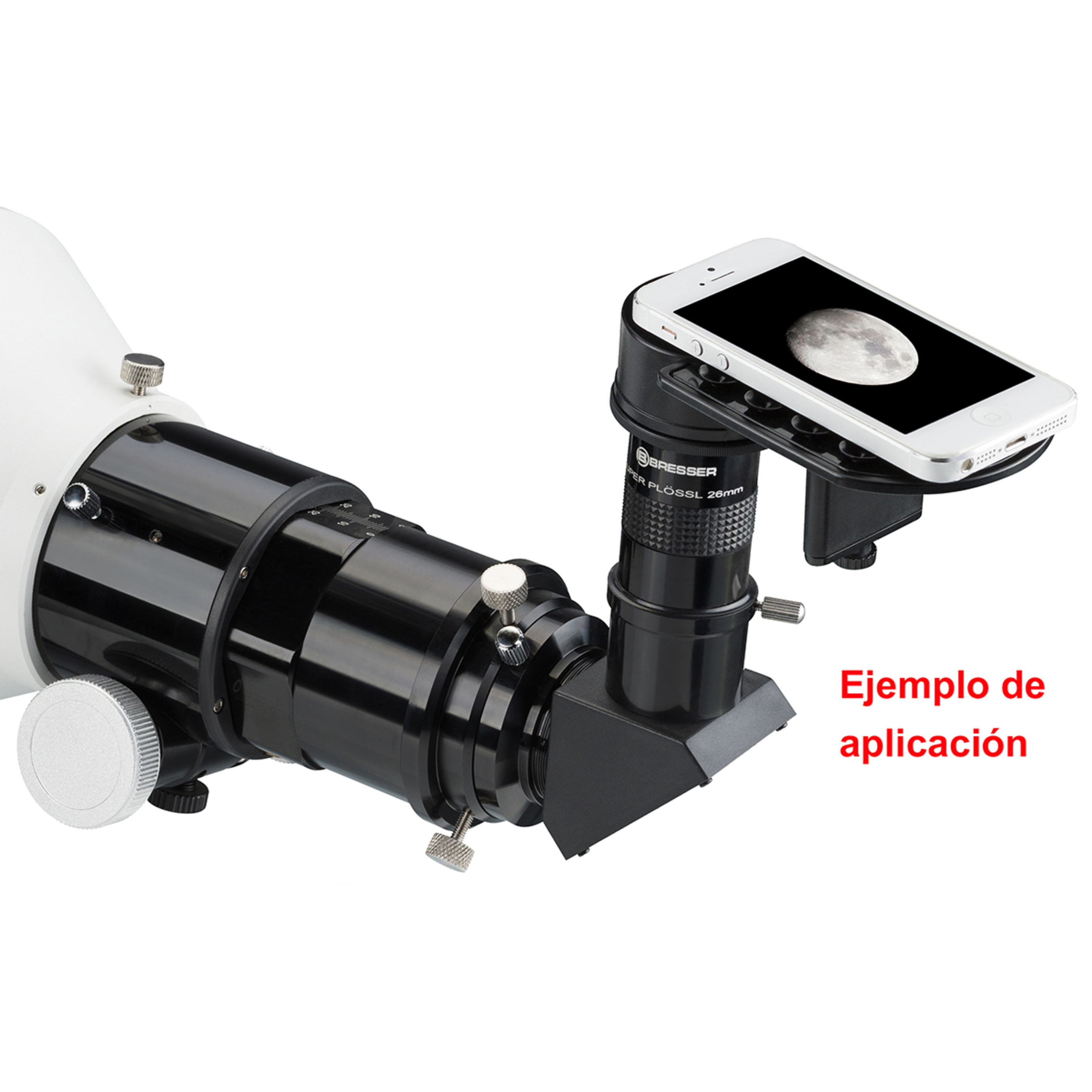 Soporte De Smartphone Deluxe Para Telescopios Y Microscopios Bresser