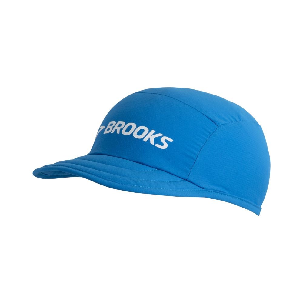 Boné De Corrida Chapéu Leve E Empacotável Azul Brooks
