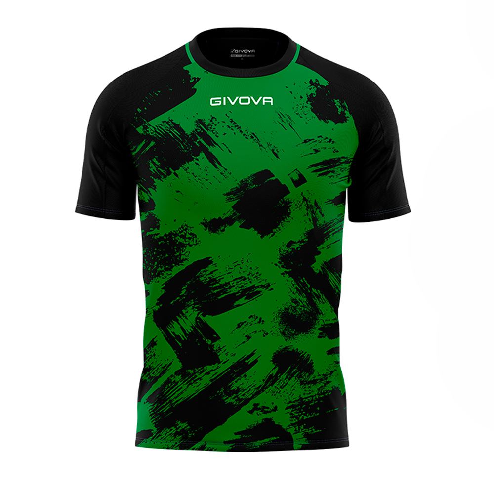 Camiseta De Fútbol Givova Art - verde-negro - 