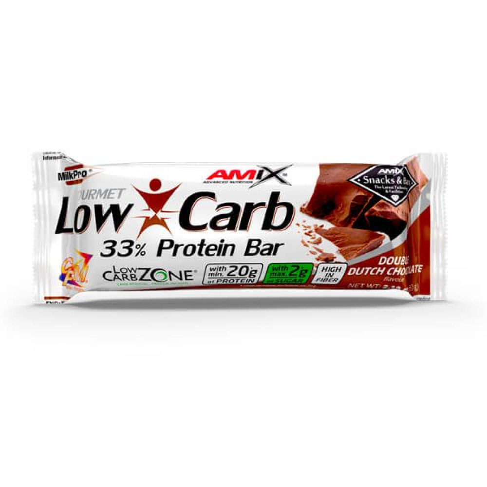 Low Carb Protein Bar 60 Gr 1 Ud Doble Chocolate  MKP