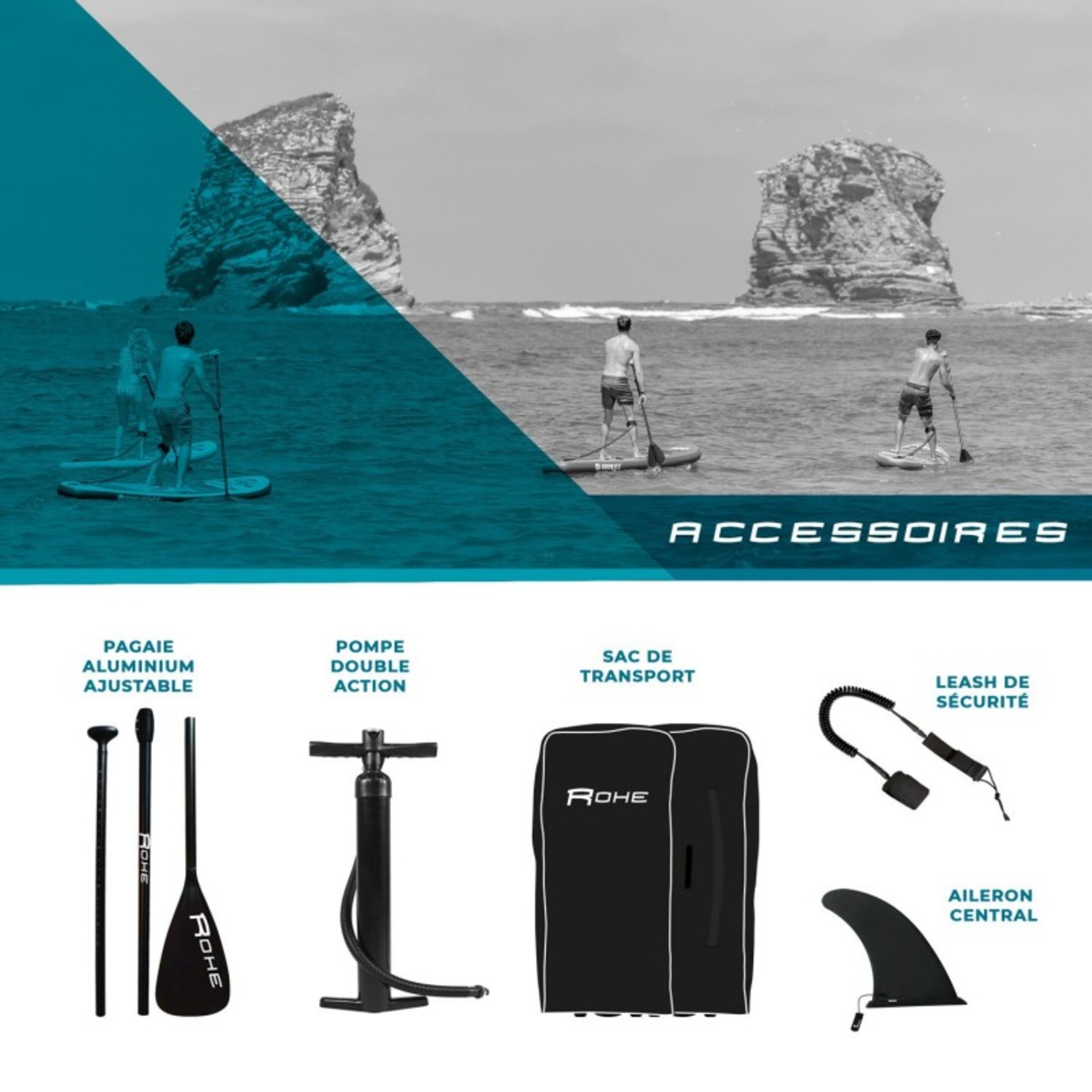 Paddle Hinchable Havane2 9' + Accesorios 274 X 76 X 13 Cm - Naranja - Paddle Surf  MKP