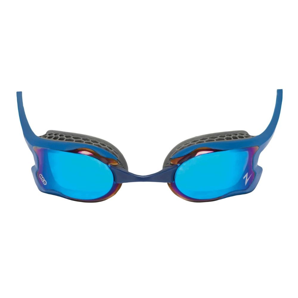 Óculos De Natação Raptor Hcb Titanium Mirror Blue Zoggs