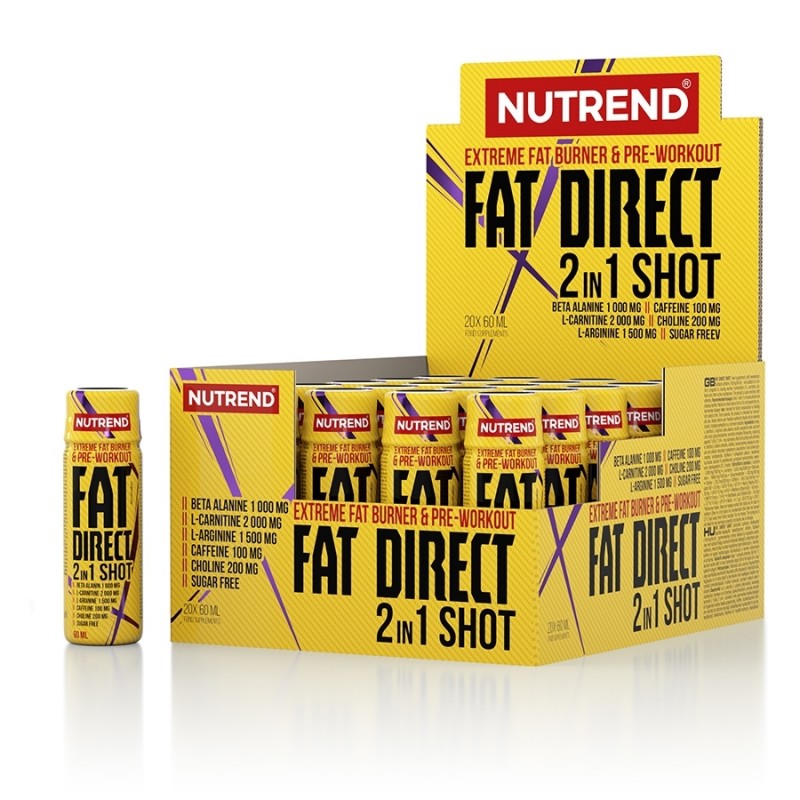 Fat Direct Shot - 20x60ml - Nutrend - Sin Sabor  MKP