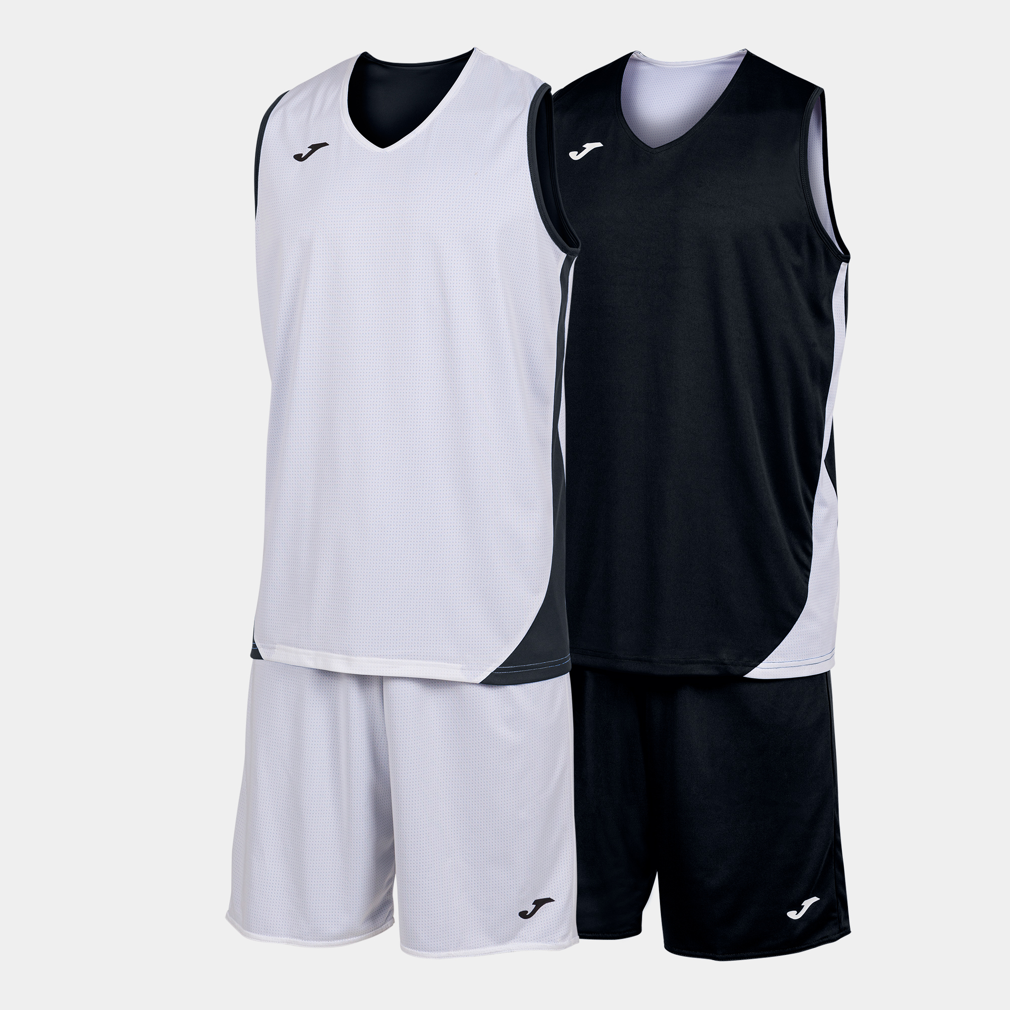 Set Reversible Camiseta Y Short Joma Kansas - negro-blanco - 