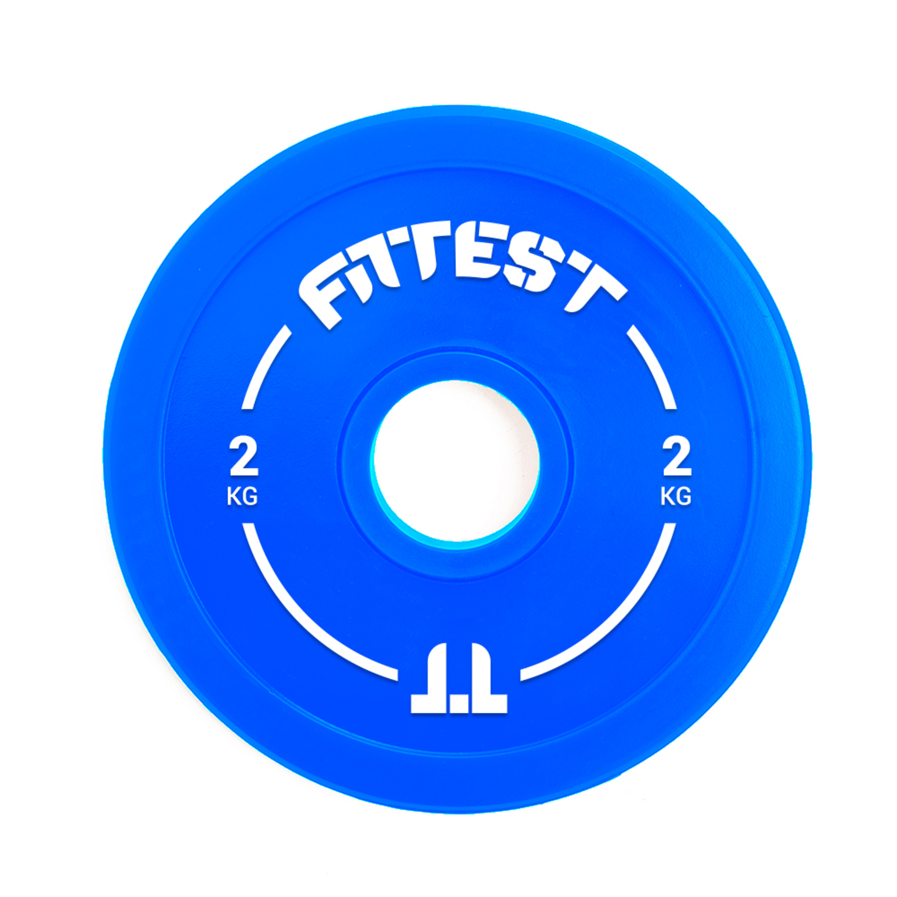 Discos De Goma Fraccionados  Fittest   2kg