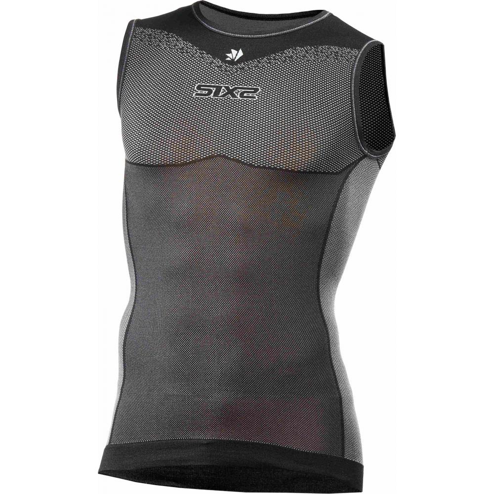 Camiseta Tecnica Carbon Underwear Sixs Sml Bt - negro-gris - 