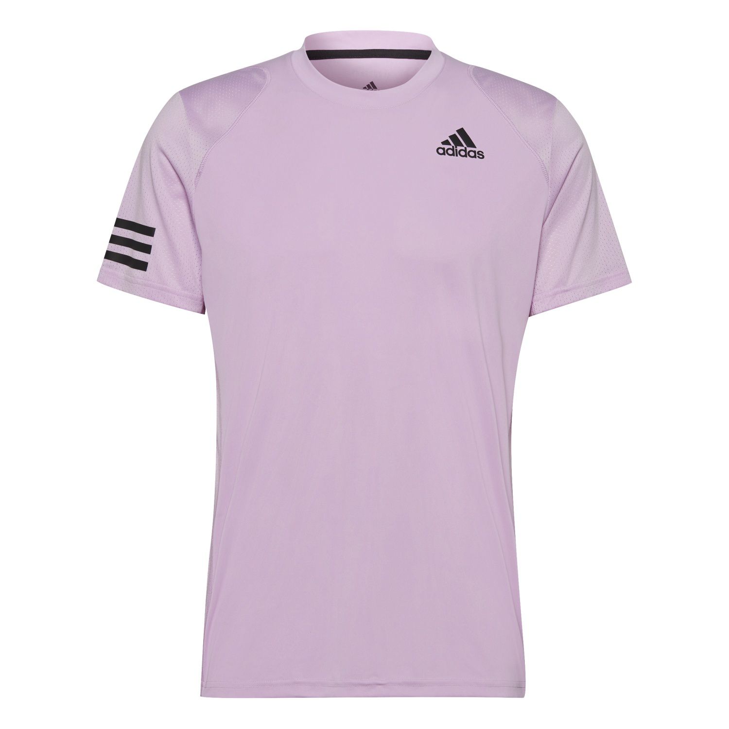 Camiseta adidas Club 3 Stripe - rosa - 