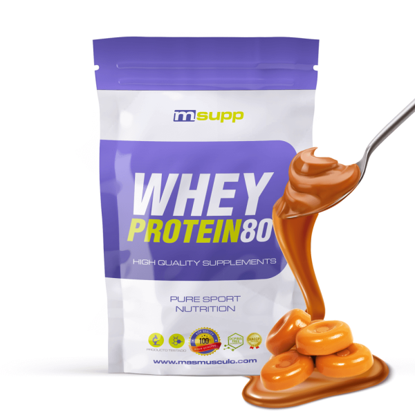 Whey Protein80 - 1kg De Mm Supplements Sabor Caramelo Cremoso -  - 