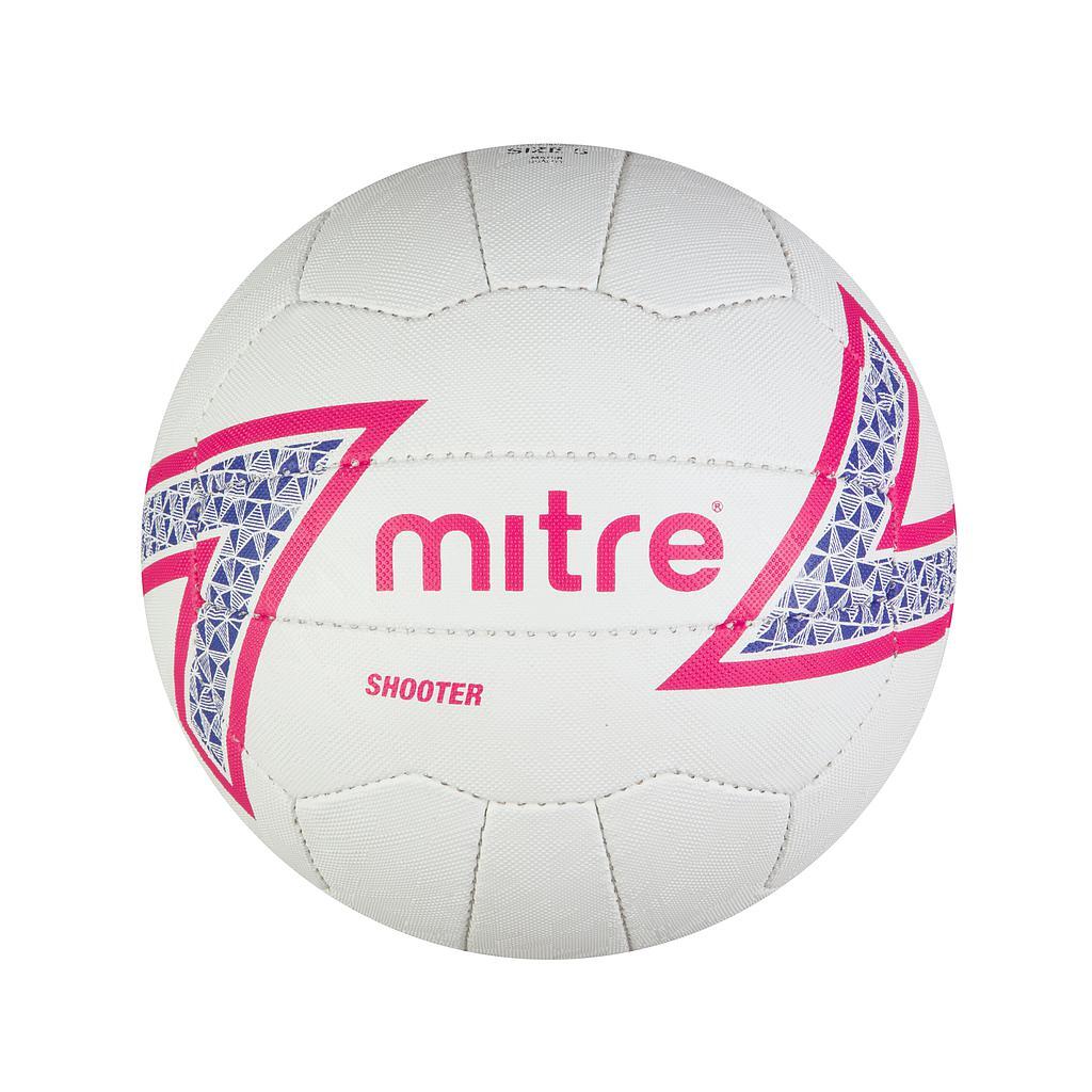 Balón Futbol Eantrenamiento Mitre Shooter - blanco-rosa - 