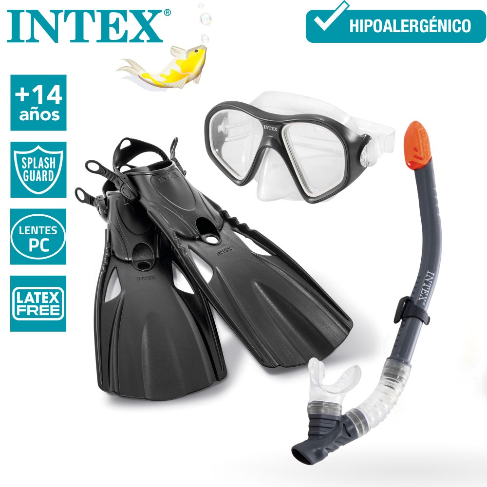Kit Para Mergulho Intex Reef Rider Sports