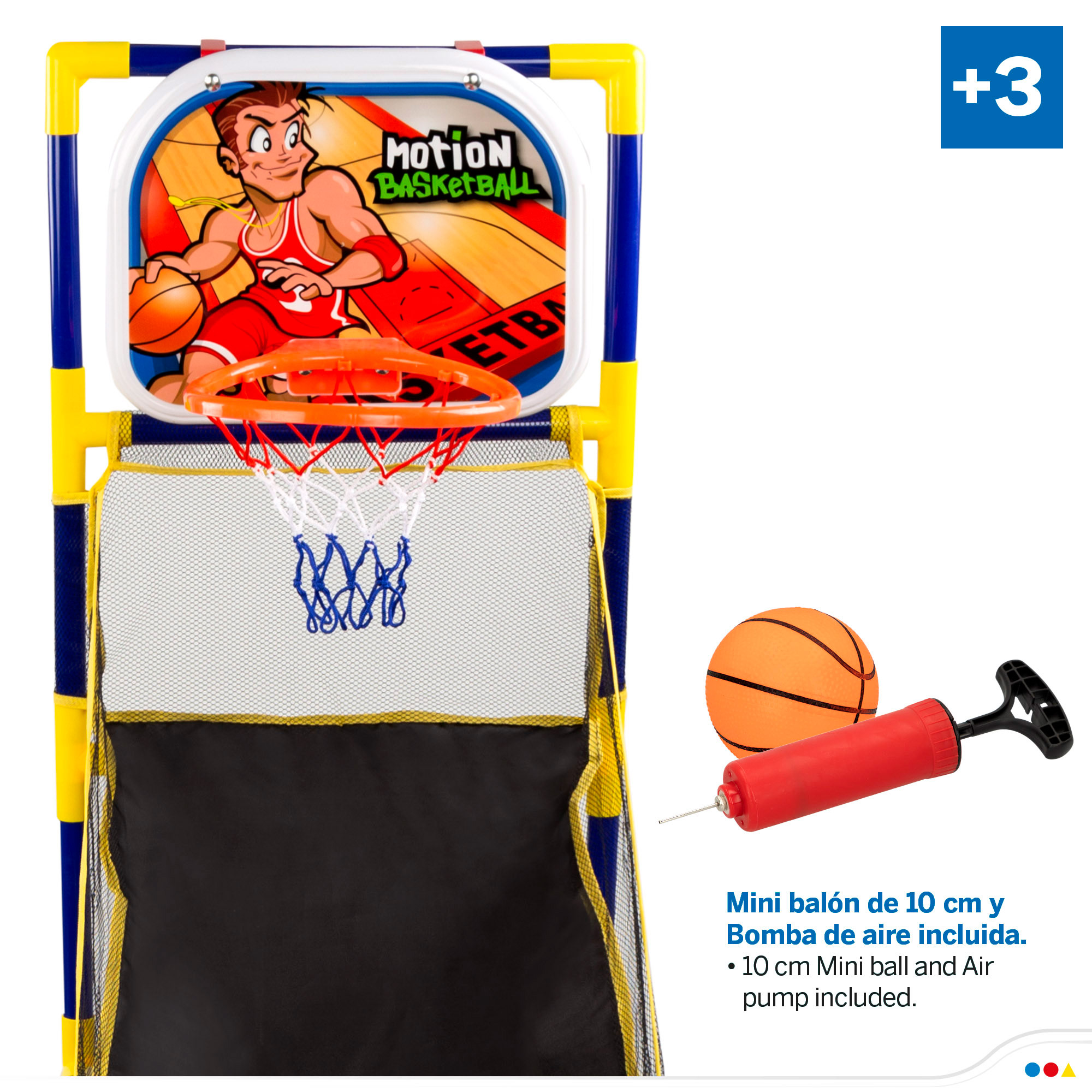 Cesta De Basquete Infantil Recolhe Bolas Cb Toys