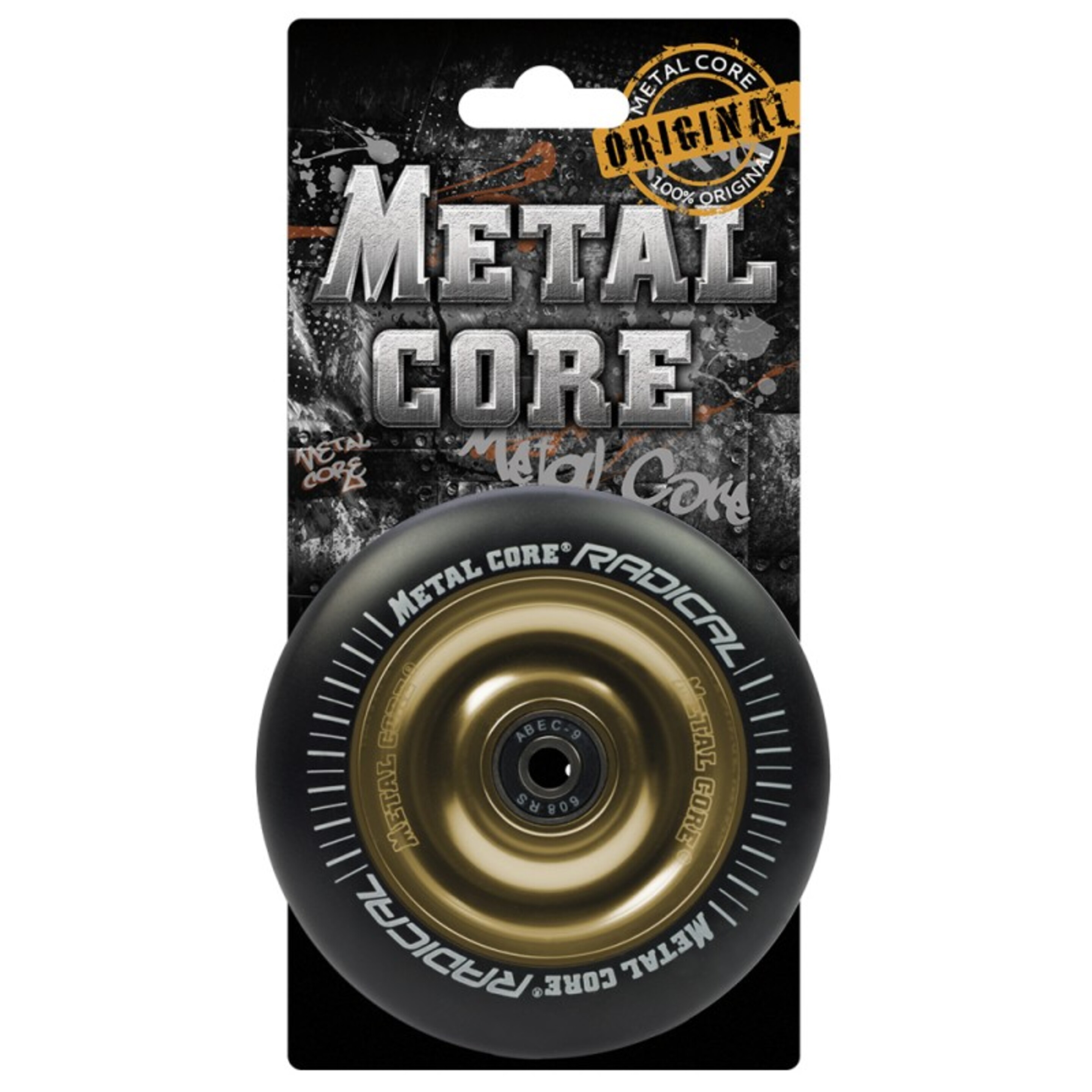 Ruedas Metal Core Radical Ref. Radical 110 Mm - Dorado - Pieza De Recambio Patinete  MKP