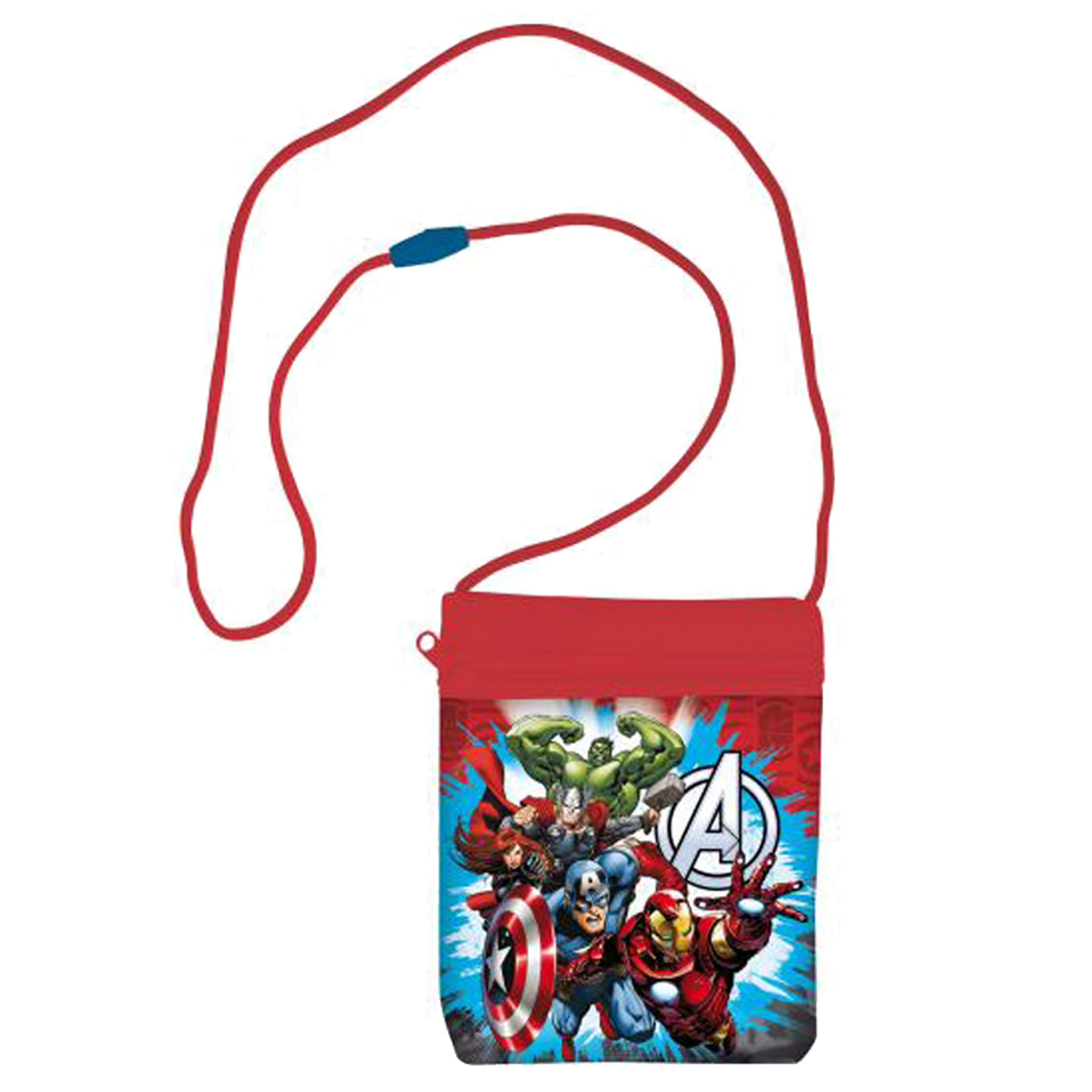 Bandolera Avengers 16x13x0,8cm - multicolor - 