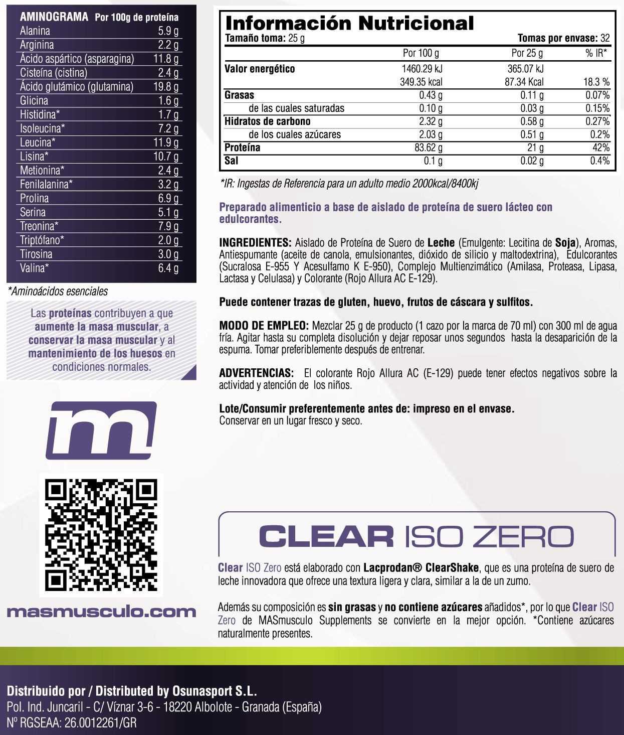 Proteina Clear Iso Zero - 800g De Mm Supplements Sabor Lollipop